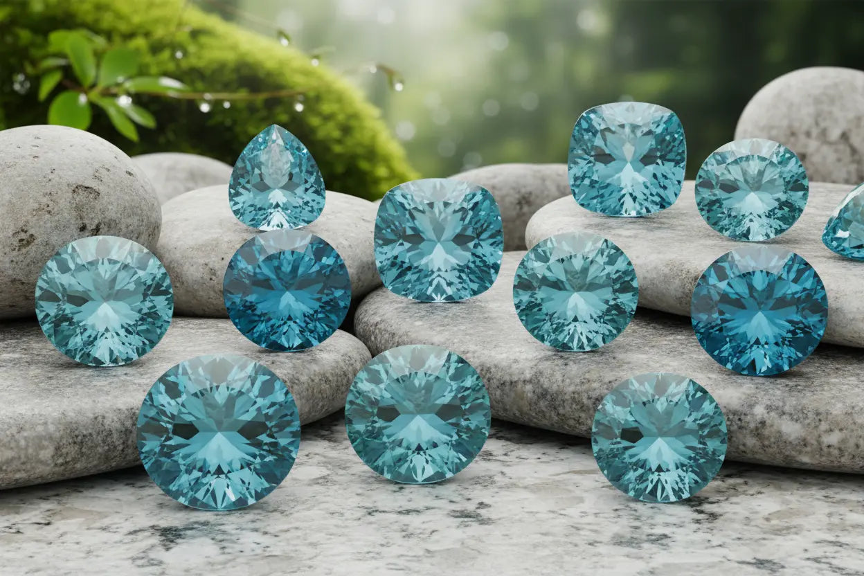 Aquamarine Lustrous Stones