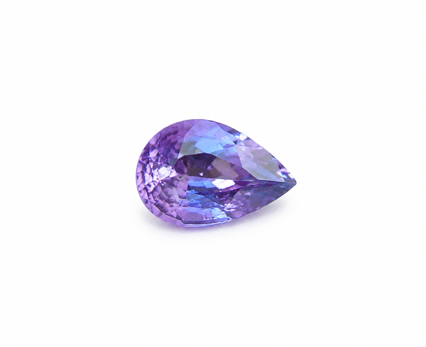 0.85Ct Natural Violet Sapphire | Pear | Unheated