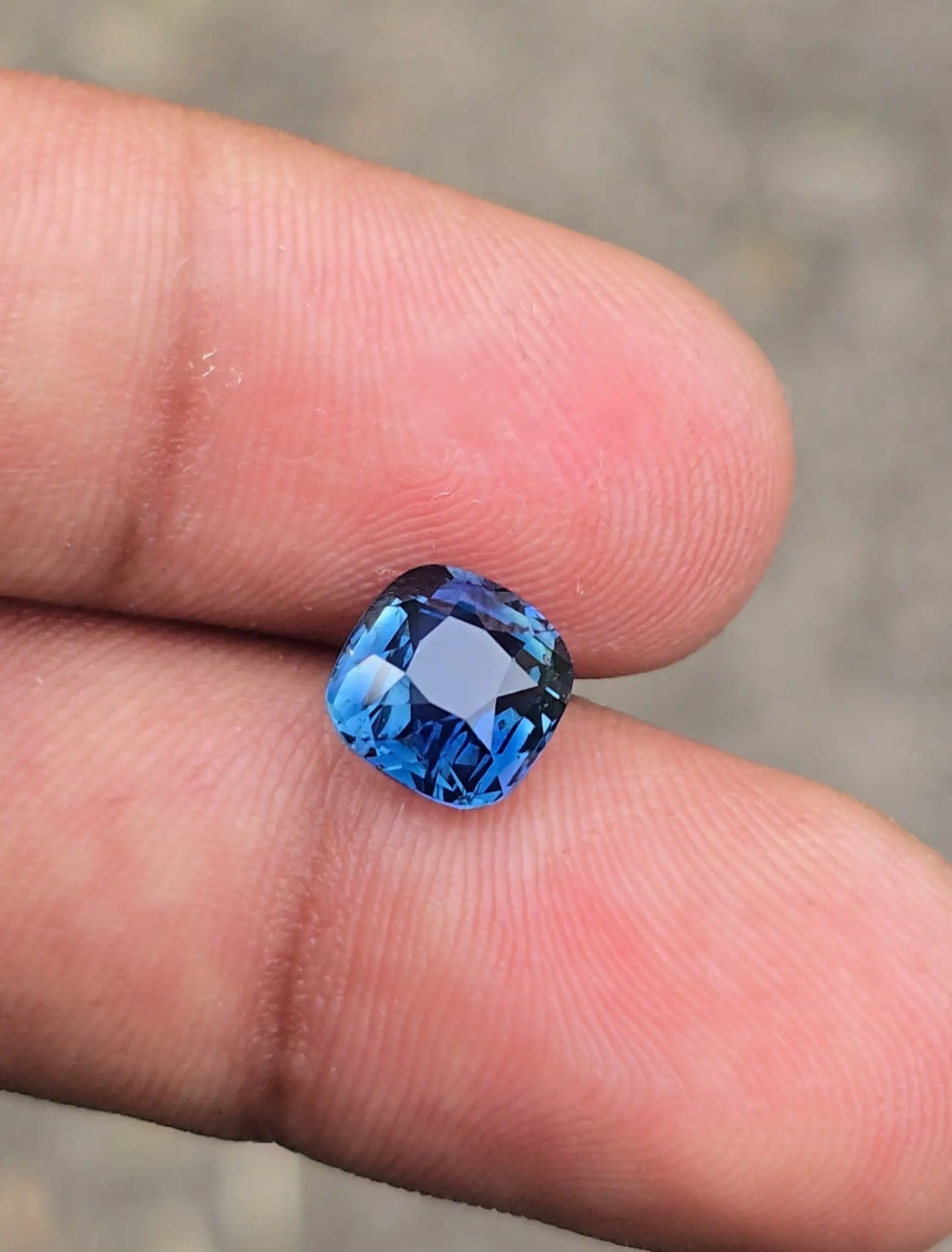 2.48Ct Natural Teal Sapphaire | Cushion | Unheated Lustrous Stones