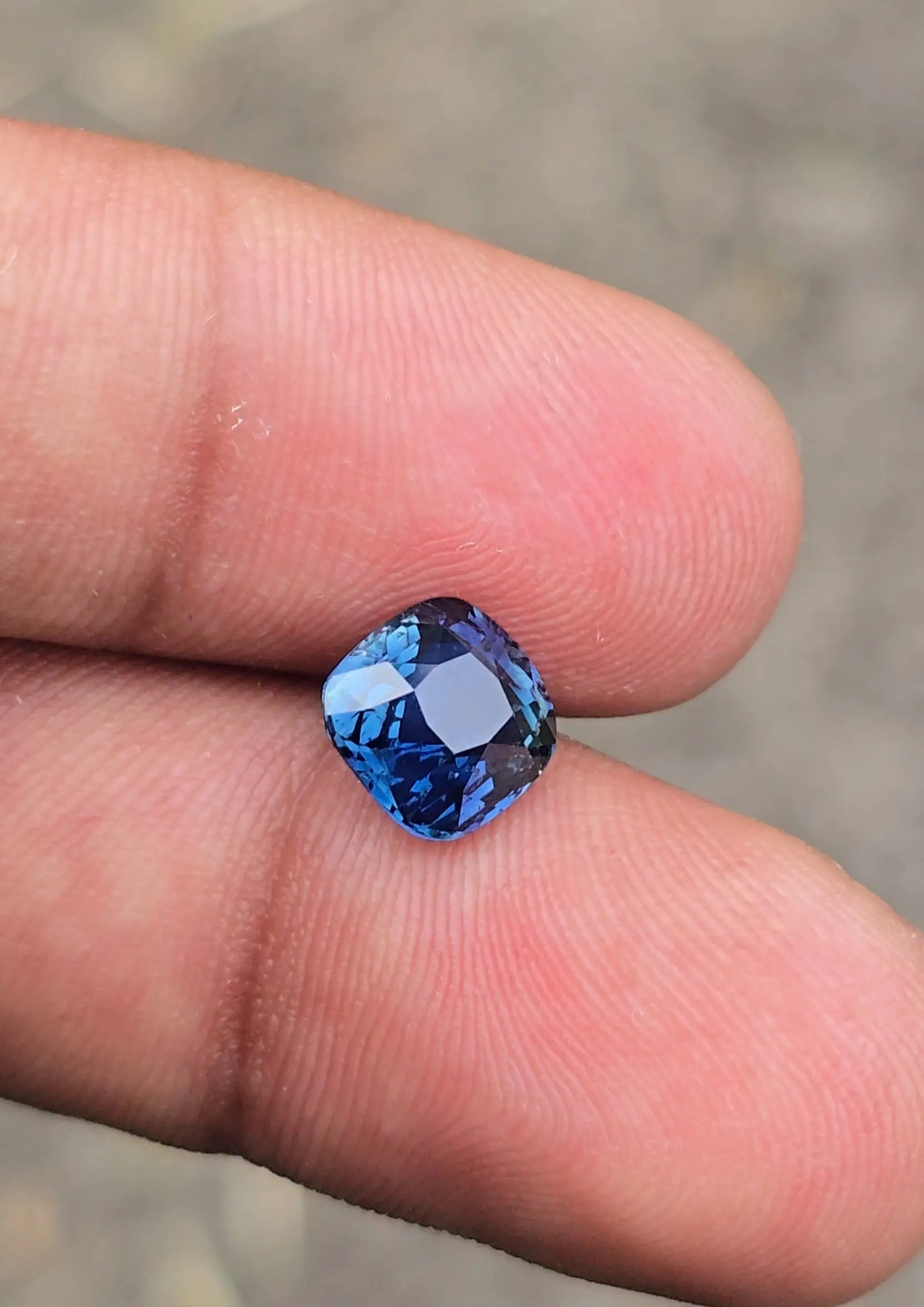 2.48Ct Natural Teal Sapphaire | Cushion | Unheated Lustrous Stones