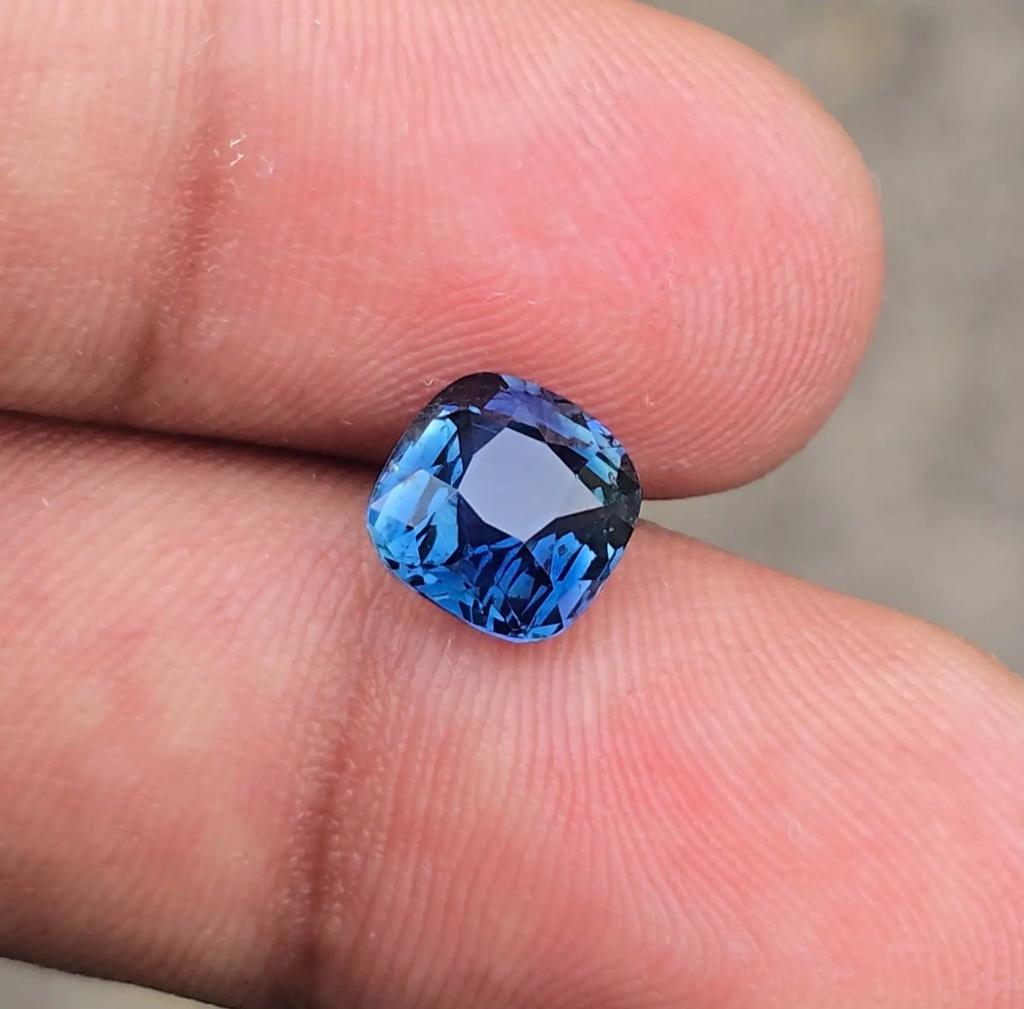 2.48Ct Natural Teal Sapphaire | Cushion | Unheated Lustrous Stones