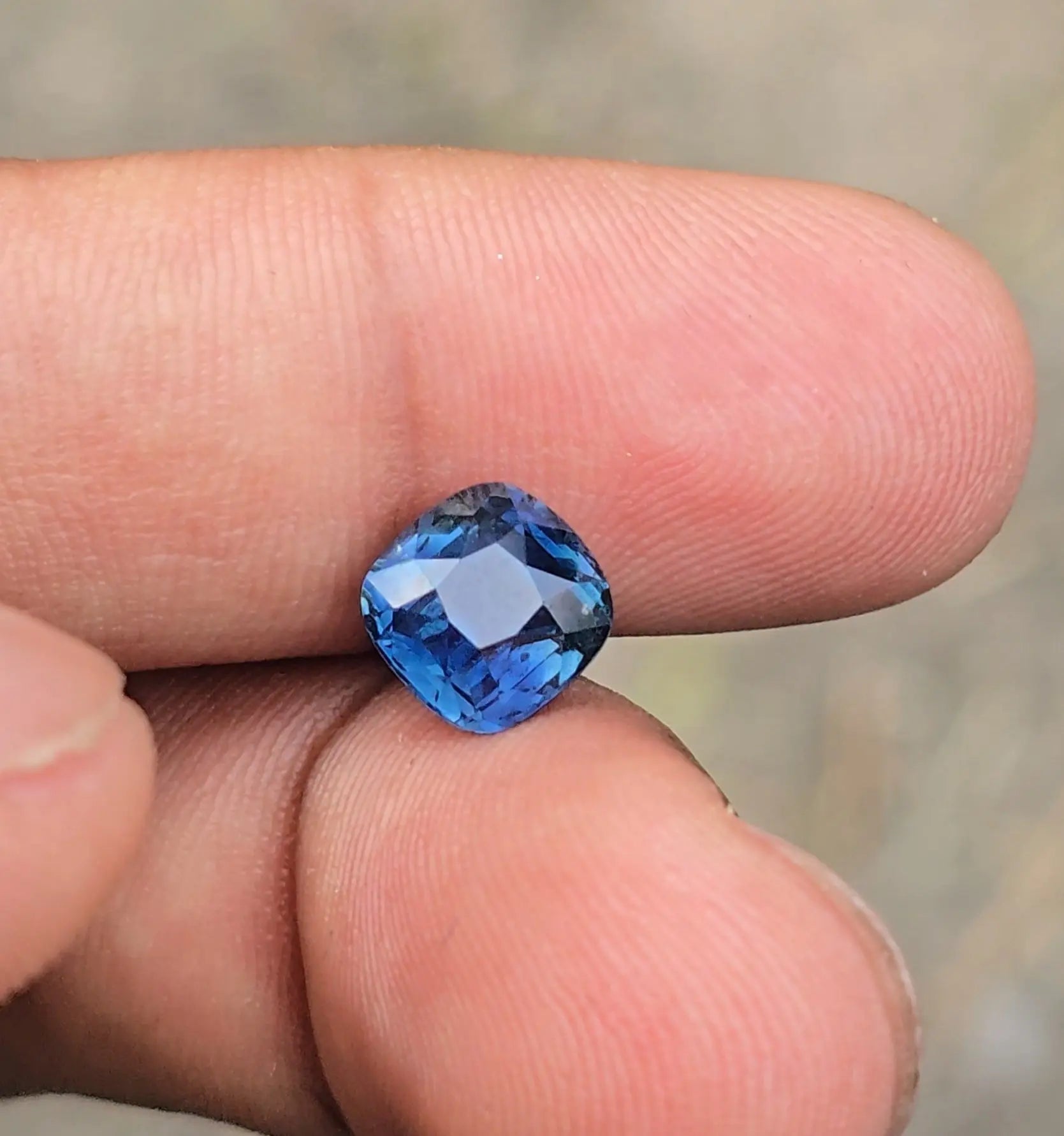 2.48Ct Natural Teal Sapphaire | Cushion | Unheated Lustrous Stones