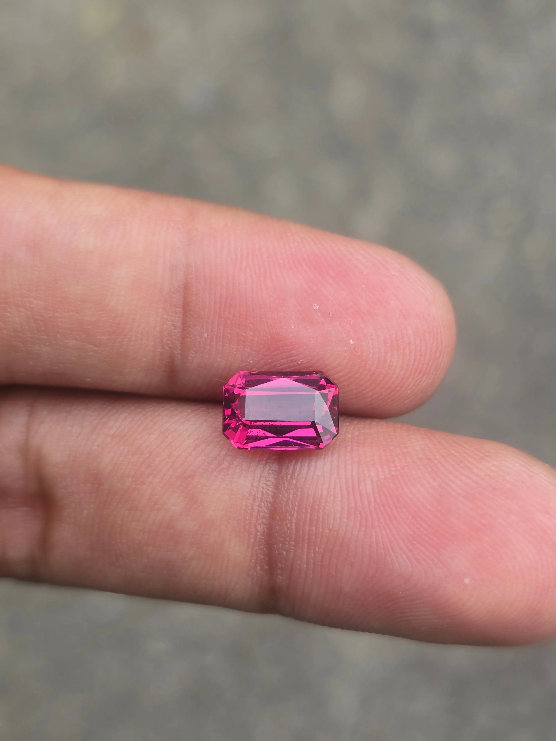 2.83Ct Natural Rhodolight Garnet | Rectangular | Unheated Lustrous Stones
