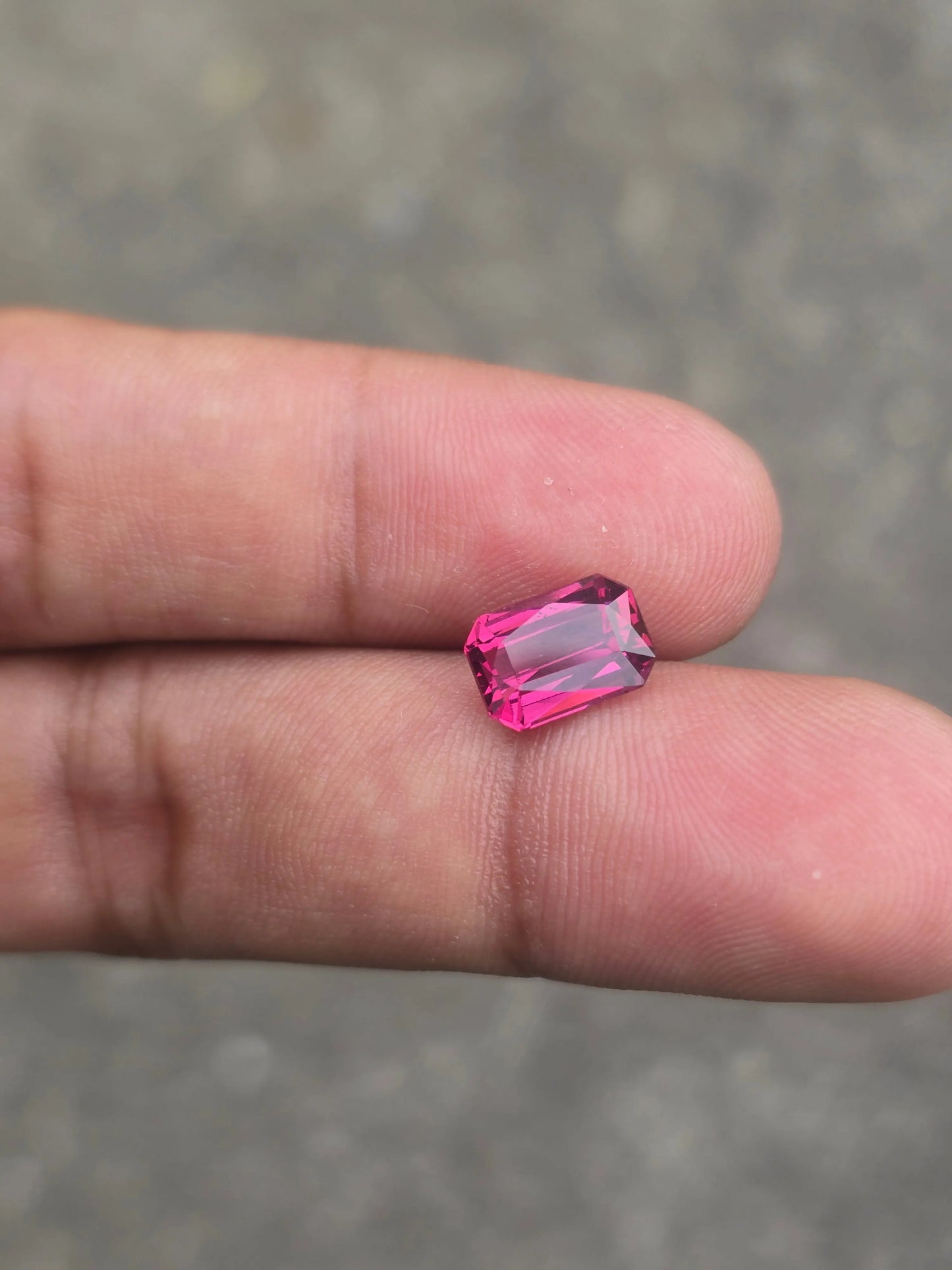 2.83Ct Natural Rhodolight Garnet | Rectangular | Unheated Lustrous Stones