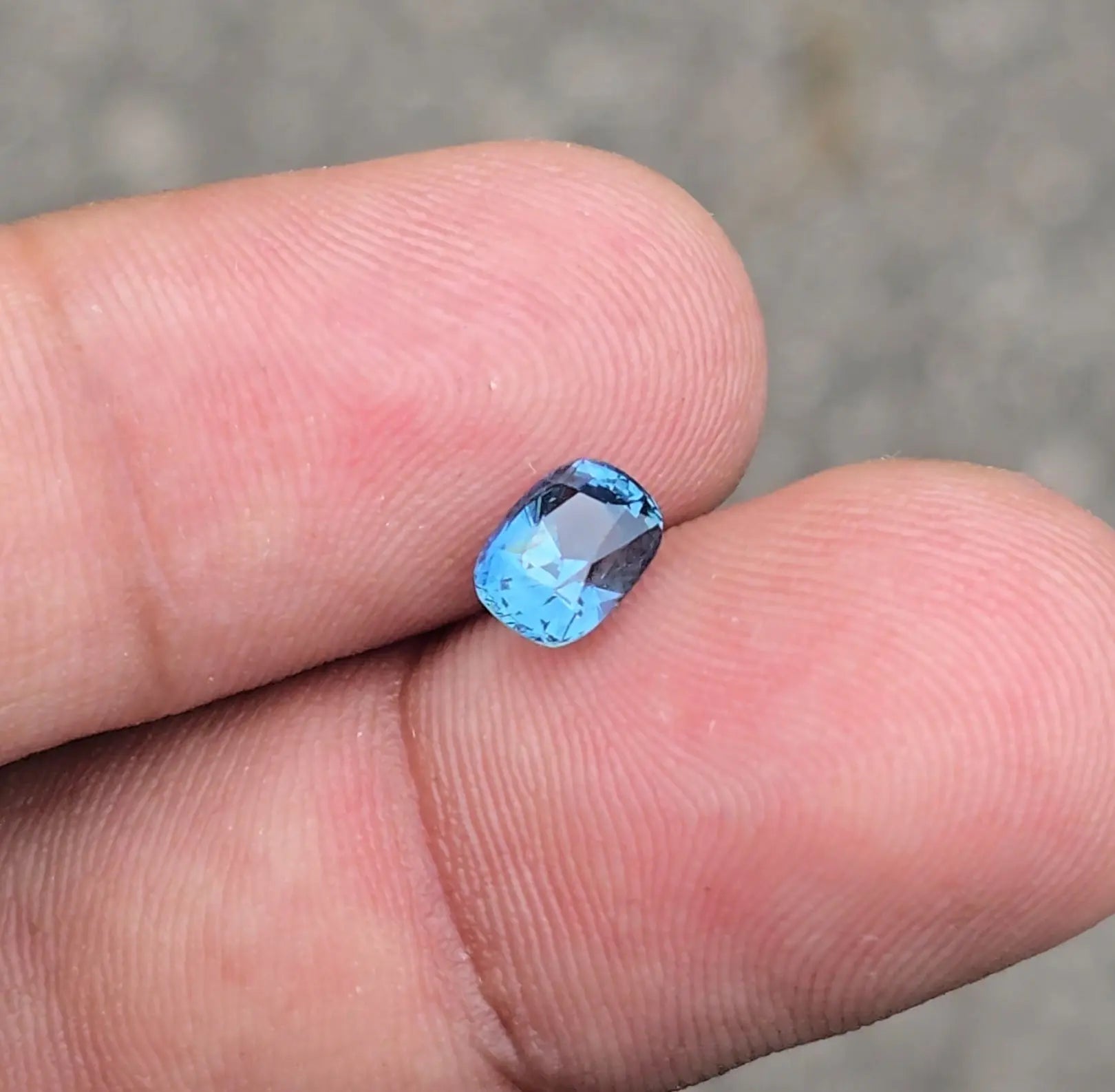 1.03Ct Teal Sapphire | Cushion | Unheated Lustrous Stones
