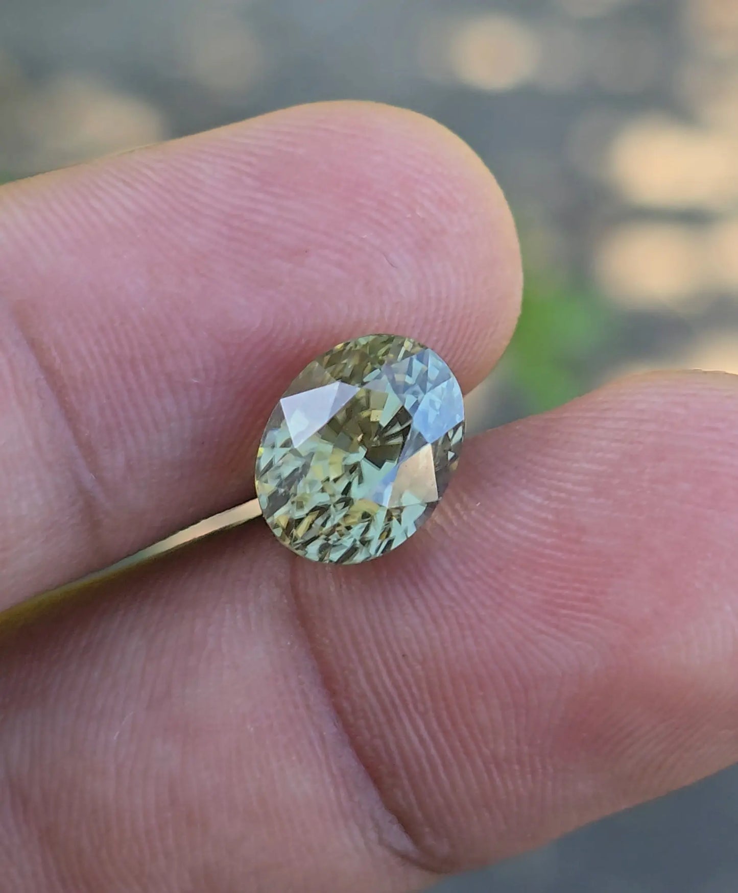 5.99Ct Natural Brownish Yellow Zircon | Oval | Unheated Lustrous Stones