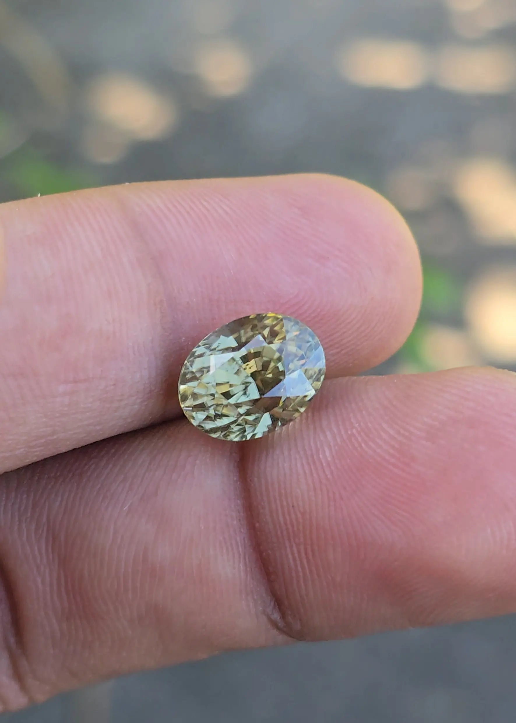 5.99Ct Natural Brownish Yellow Zircon | Oval | Unheated Lustrous Stones