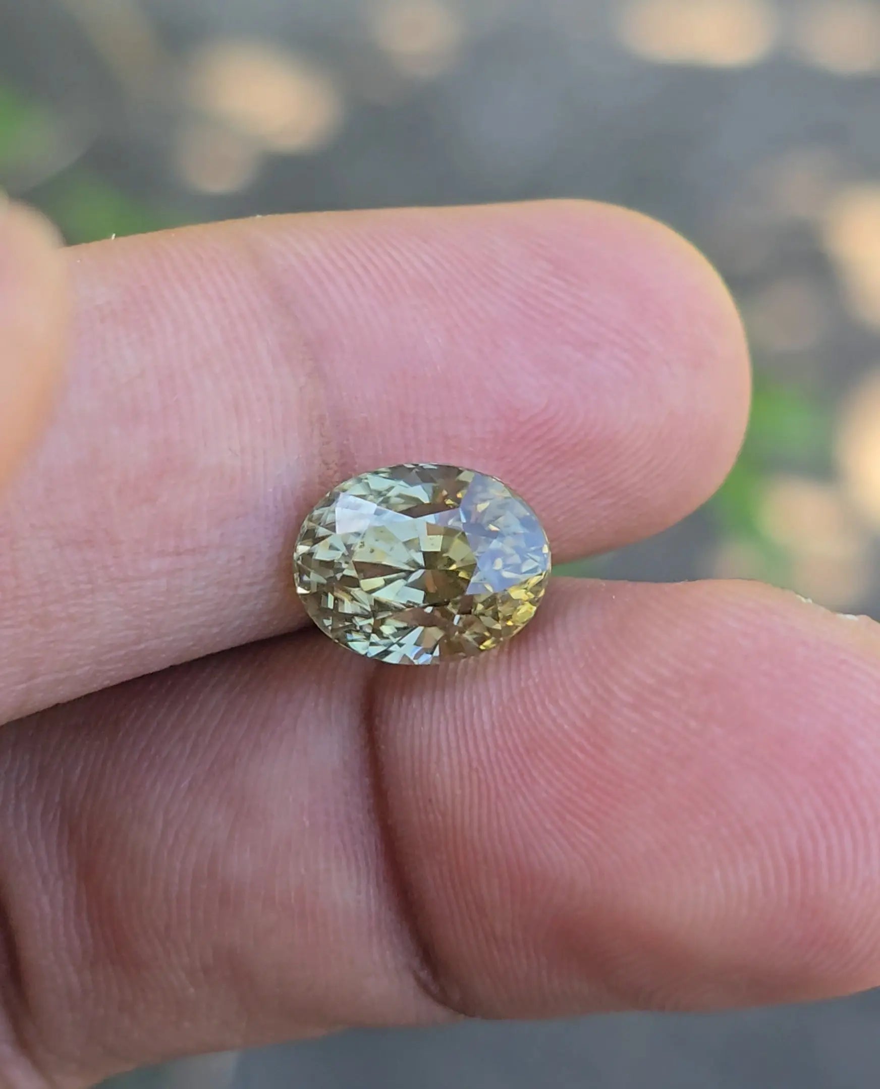 5.99Ct Natural Brownish Yellow Zircon | Oval | Unheated Lustrous Stones