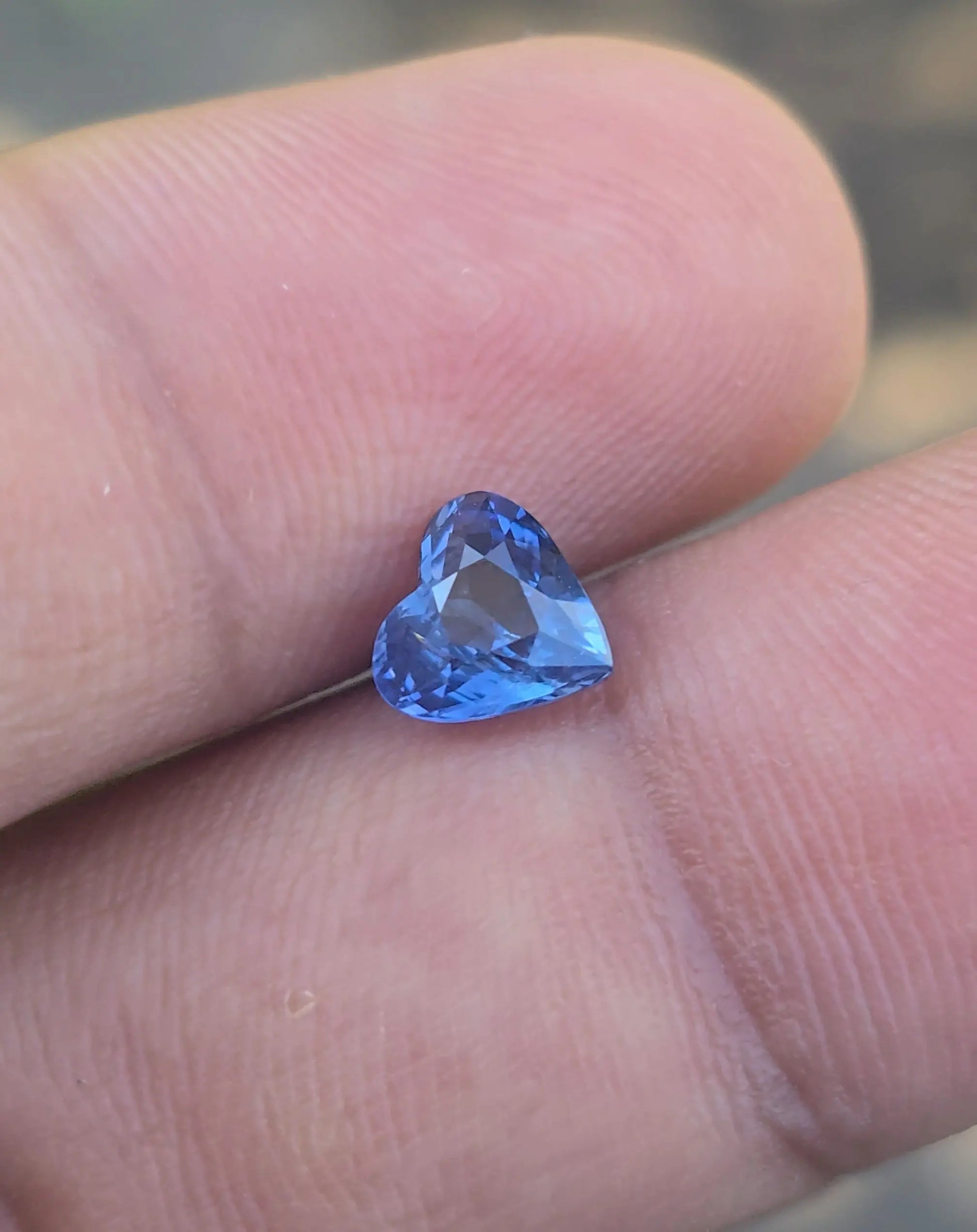 1.04 ct Natural Blue Sapphire | Heart  | Heat Treated Lustrous Stones