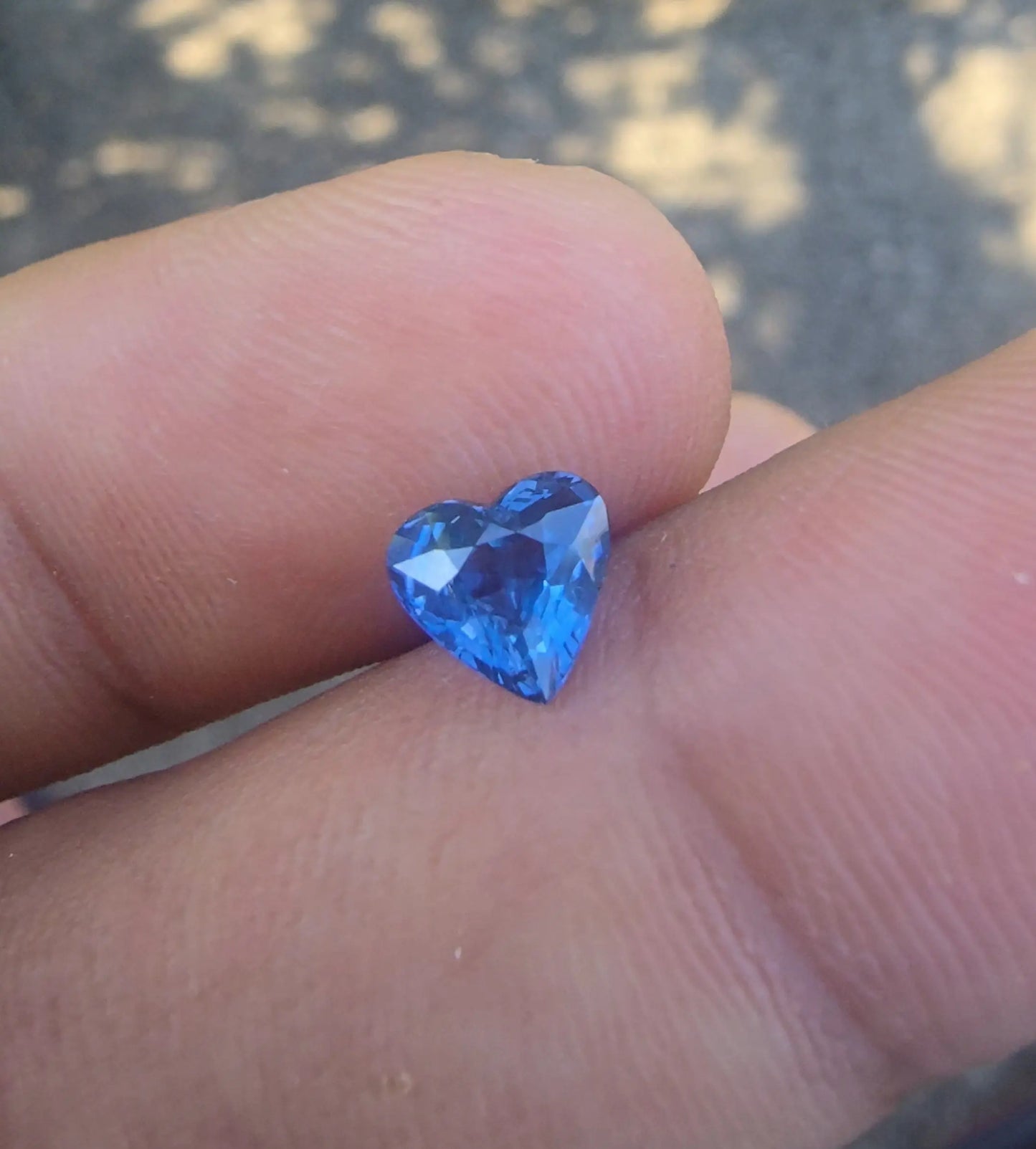 1.04 ct Natural Blue Sapphire | Heart  | Heat Treated Lustrous Stones