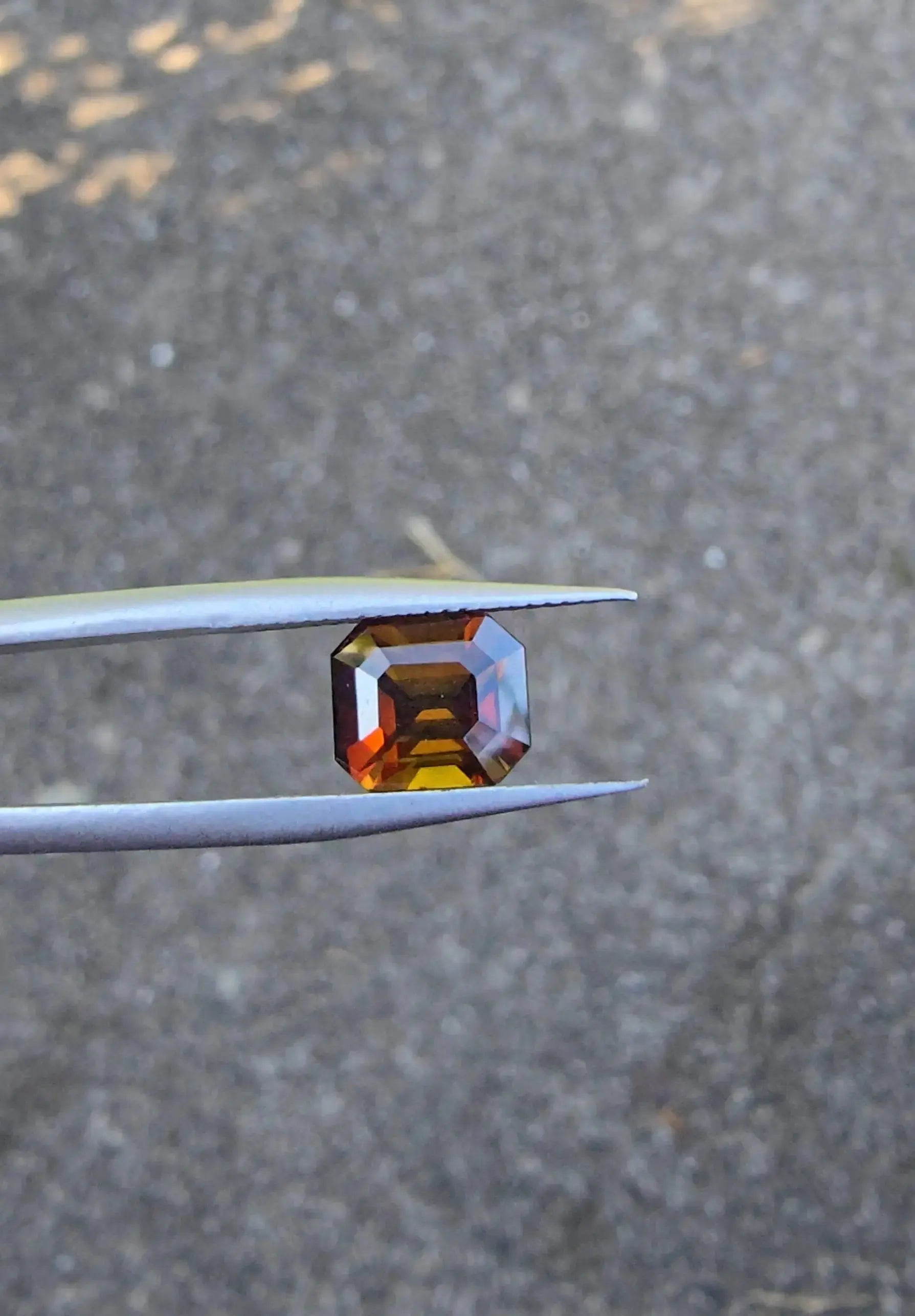 2.03 Ct Natural Bicolour Tourmaline | Octagon Cut | Unheated Sri Lankan Gemstone Lustrous Stones
