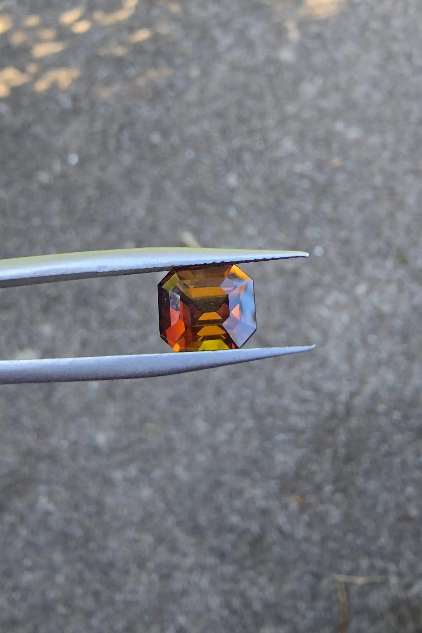 2.03 Ct Natural Bicolour Tourmaline | Octagon Cut | Unheated Sri Lankan Gemstone Lustrous Stones