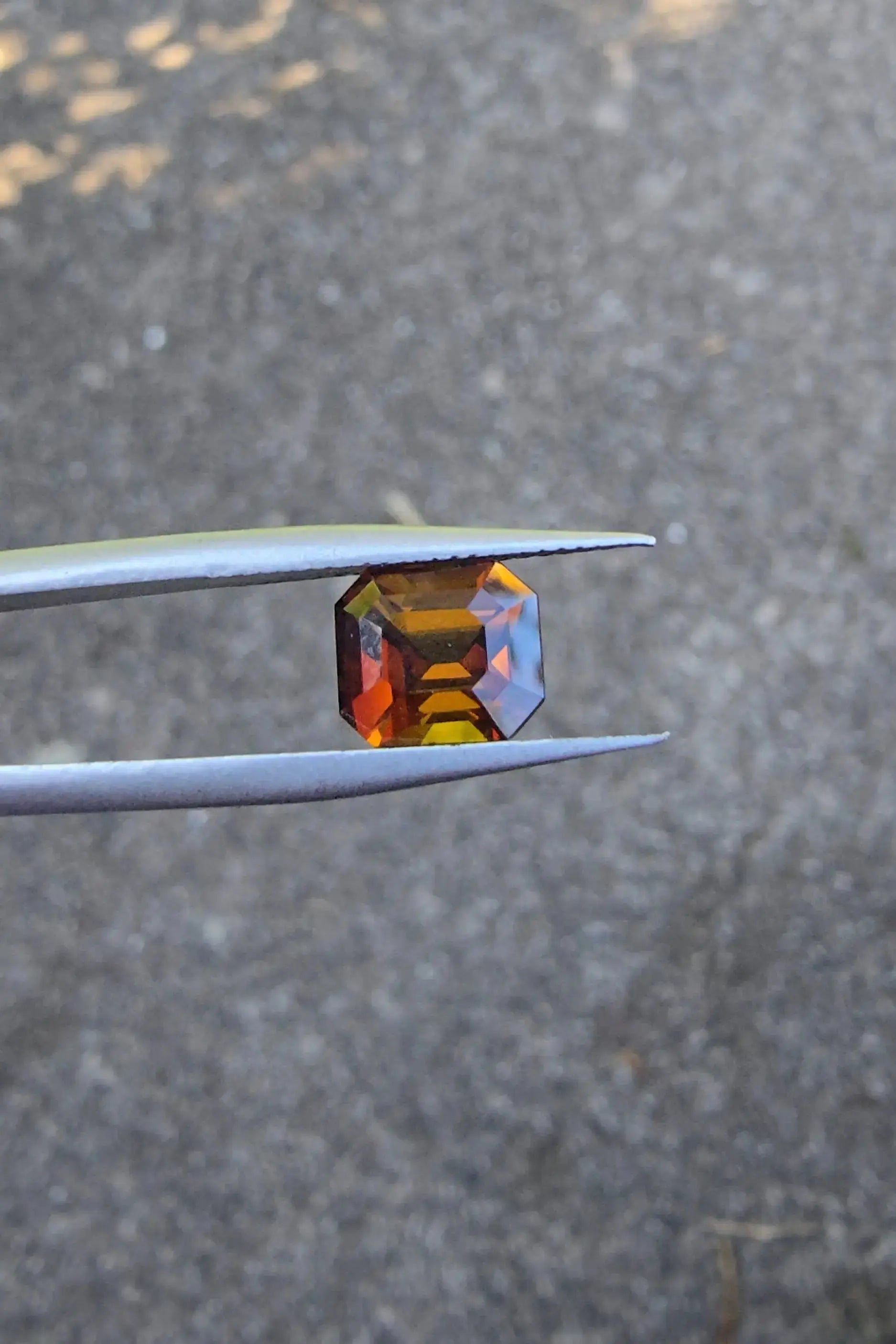 2.03 Ct Natural Bicolour Tourmaline | Octagon Cut | Unheated Sri Lankan Gemstone Lustrous Stones