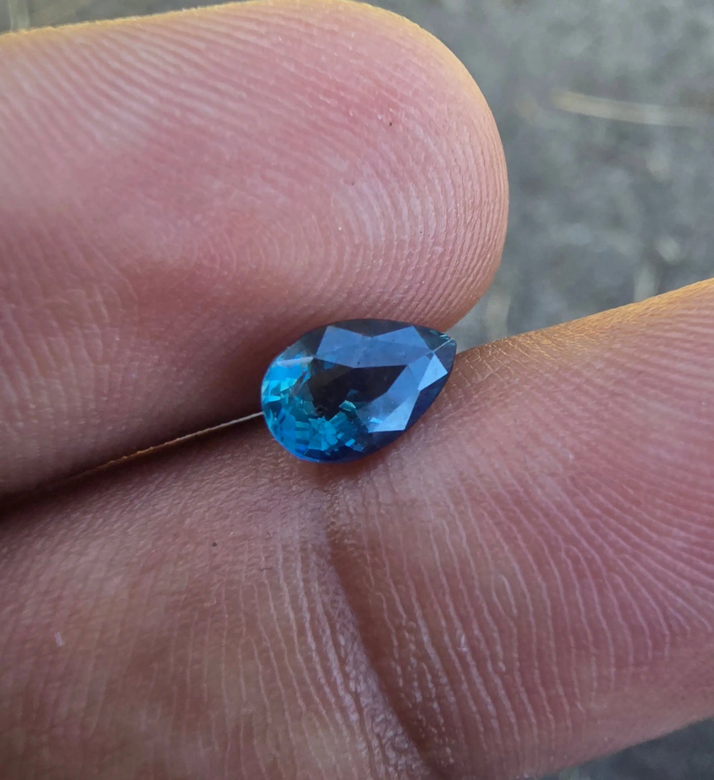 1.00Ct Natural Teal Sapphire | Pear | Unheated Lustrous Stones