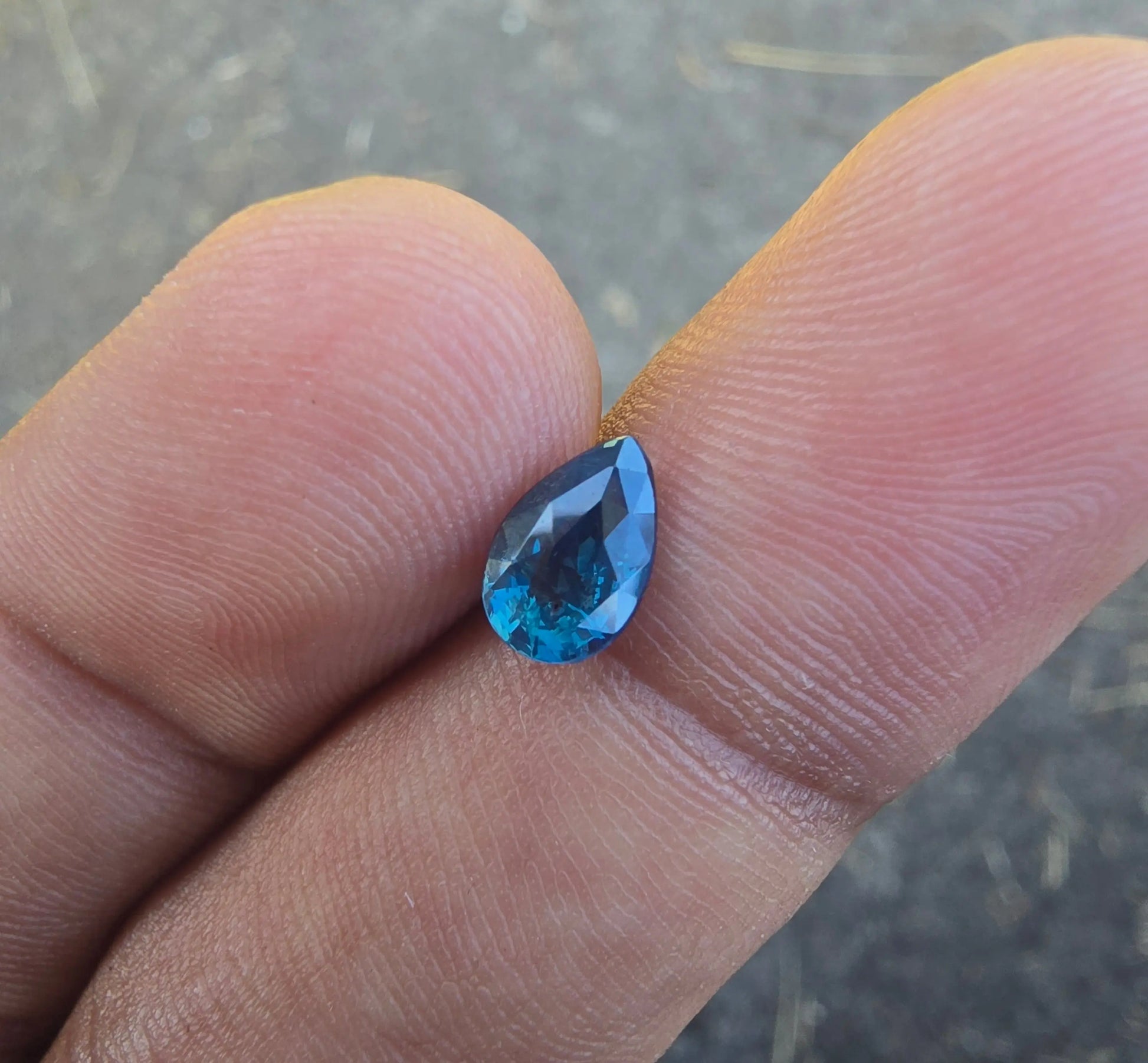 1.00Ct Natural Teal Sapphire | Pear | Unheated Lustrous Stones