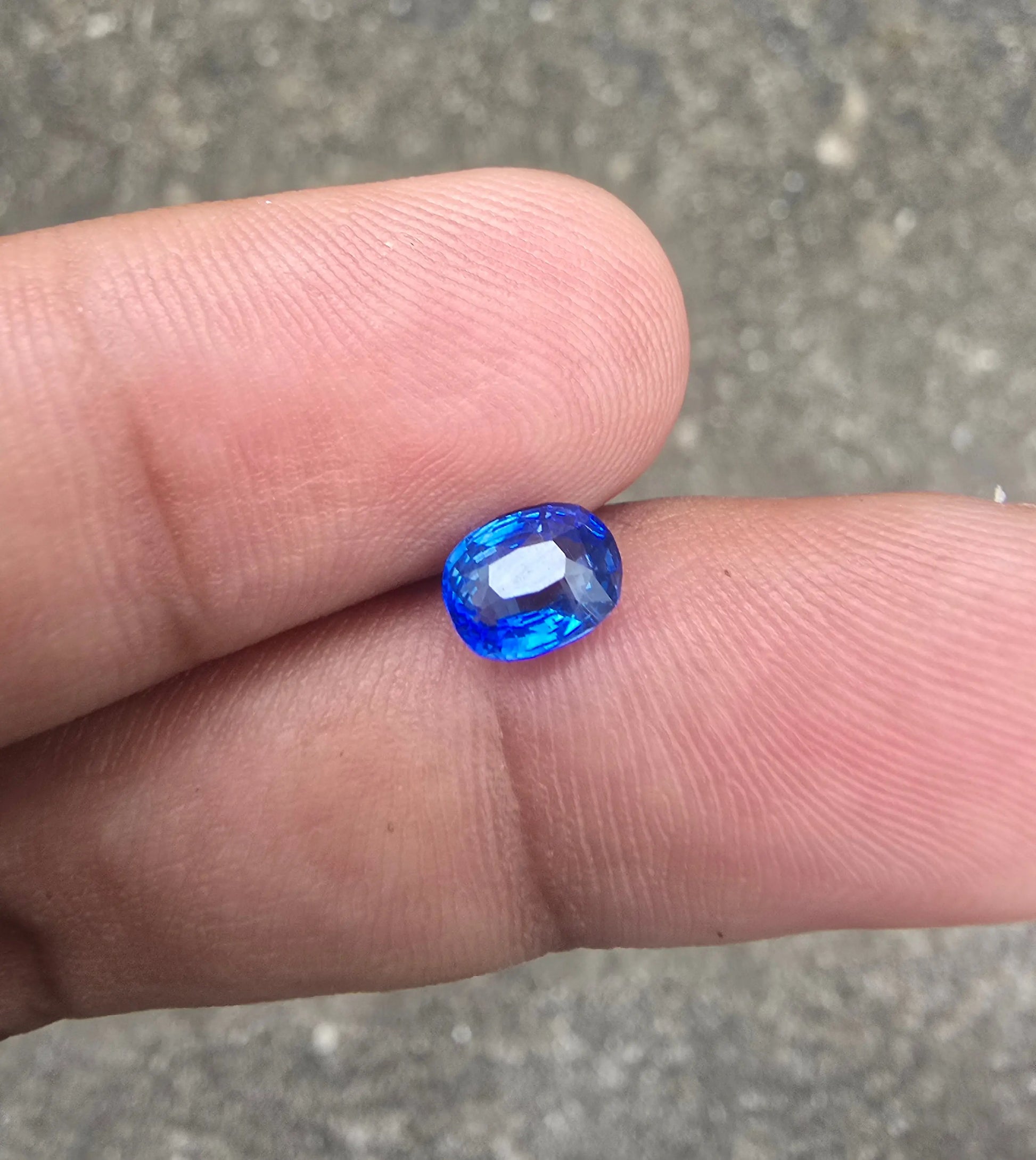 1.07Ct Natural Blue Sapphire | Cushion | Heated Lustrous Stones
