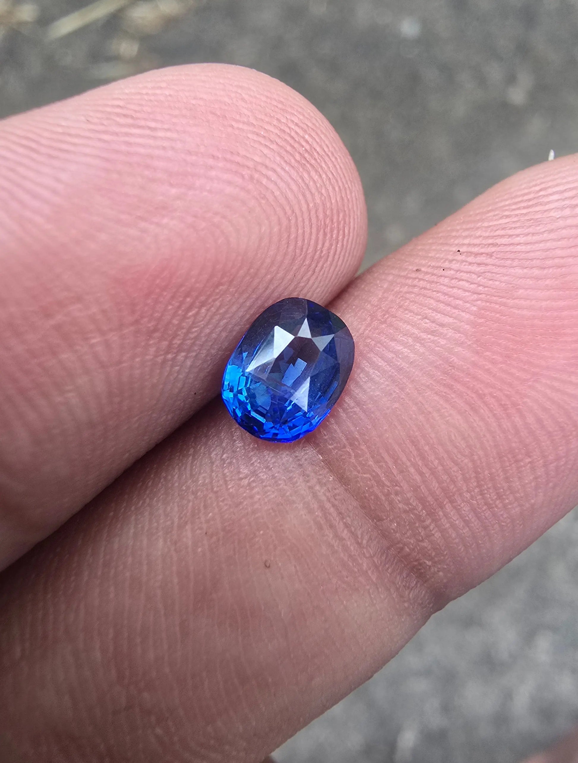 1.07Ct Natural Blue Sapphire | Cushion | Heated Lustrous Stones