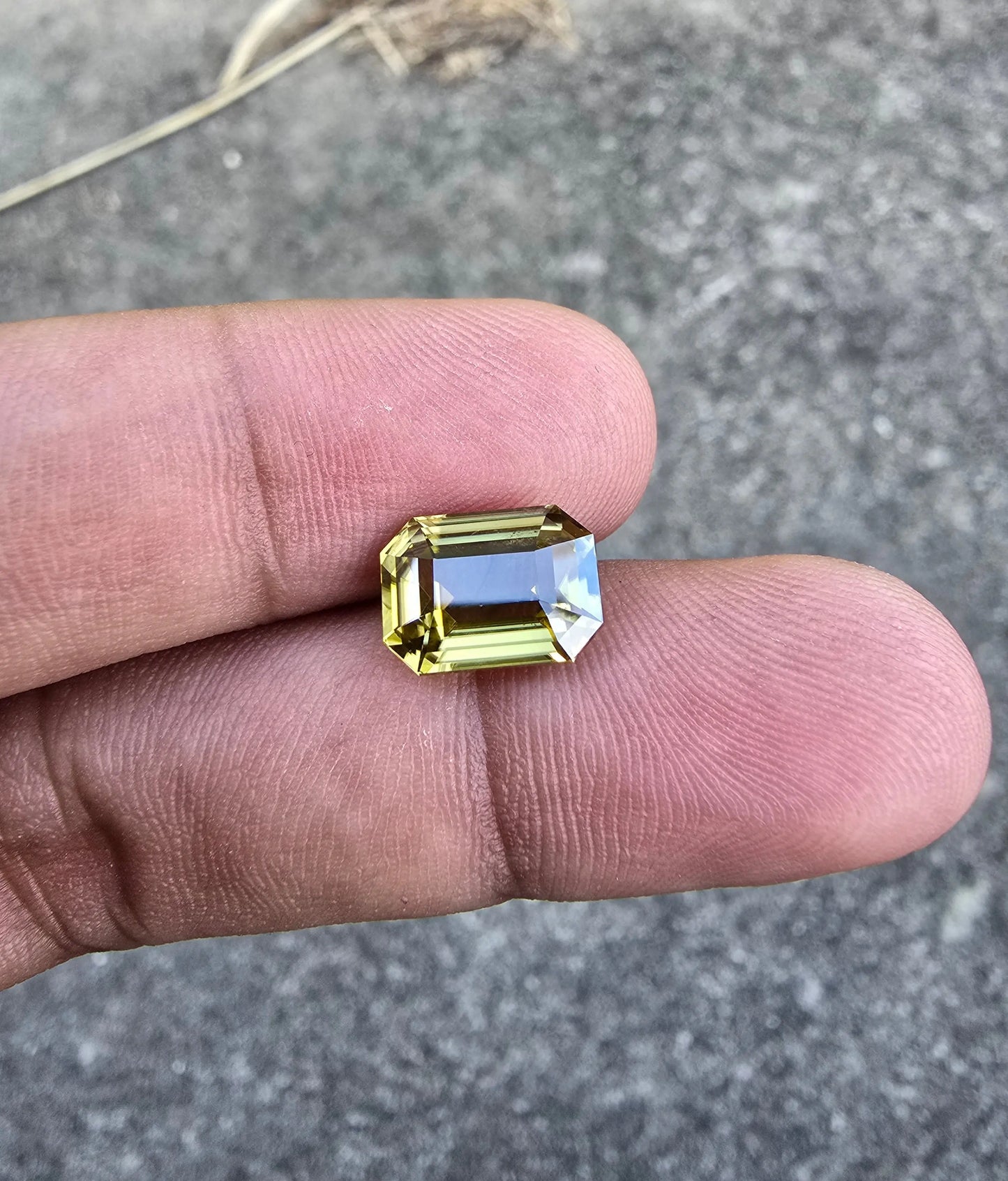 5.16Ct Natural Yellow Zircon | Rectangular | Unheated Lustrous Stones