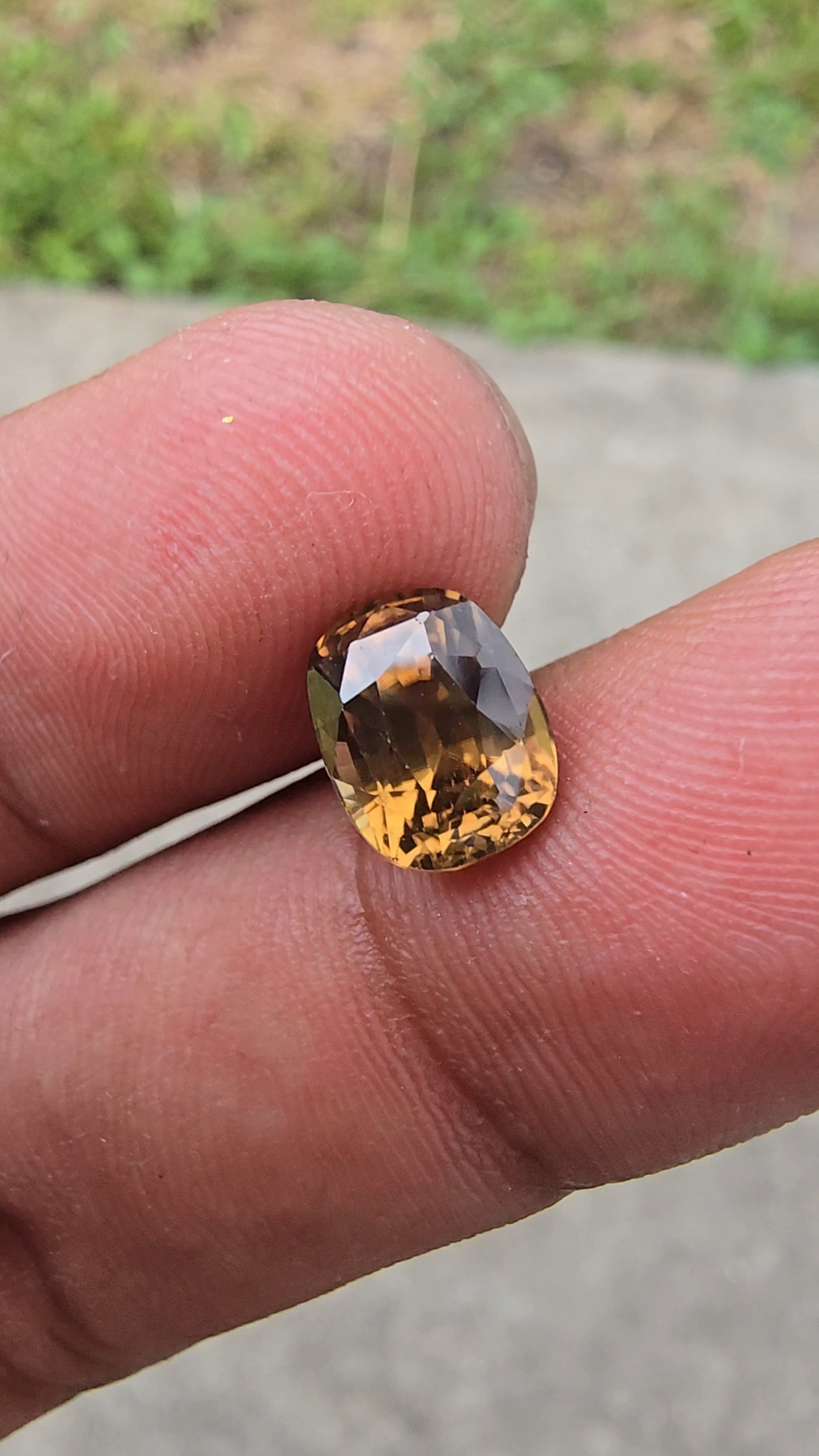 3.57 Ct Natural Brown Zircon | Cushion Shape | Unheated