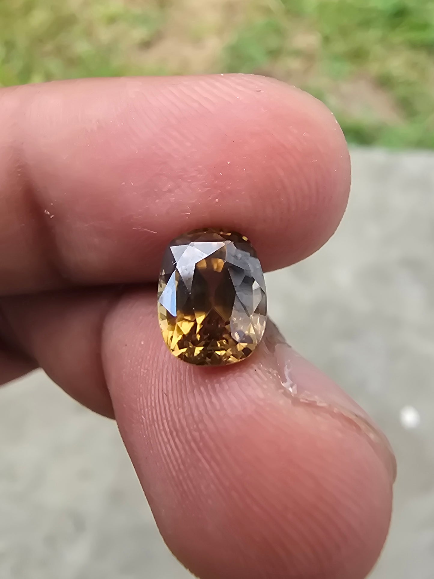 3.57 Ct Natural Brown Zircon | Cushion Shape | Unheated