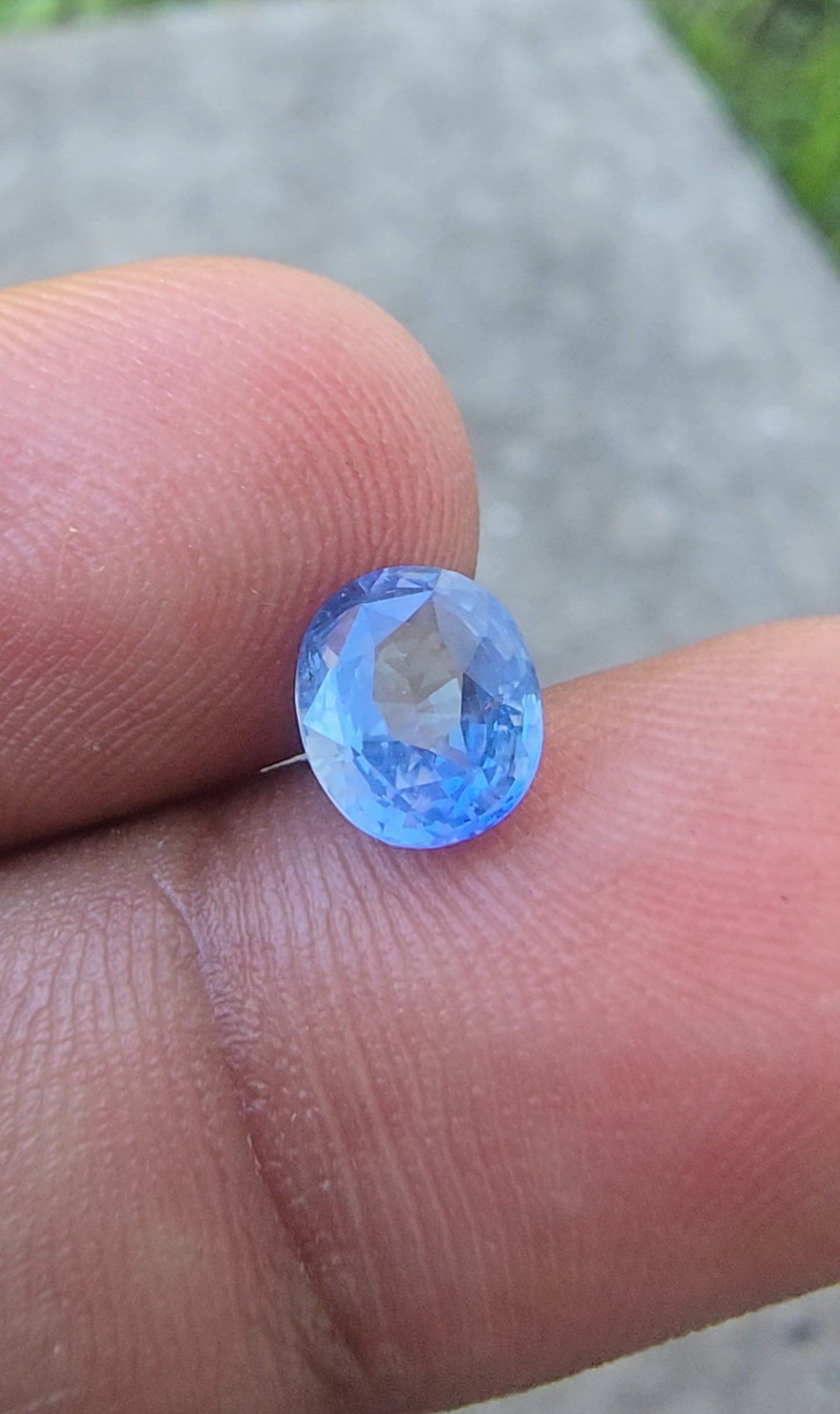 1.67ct Natural Blue Sapphire | Unheated | Oval Cut | Ceylon