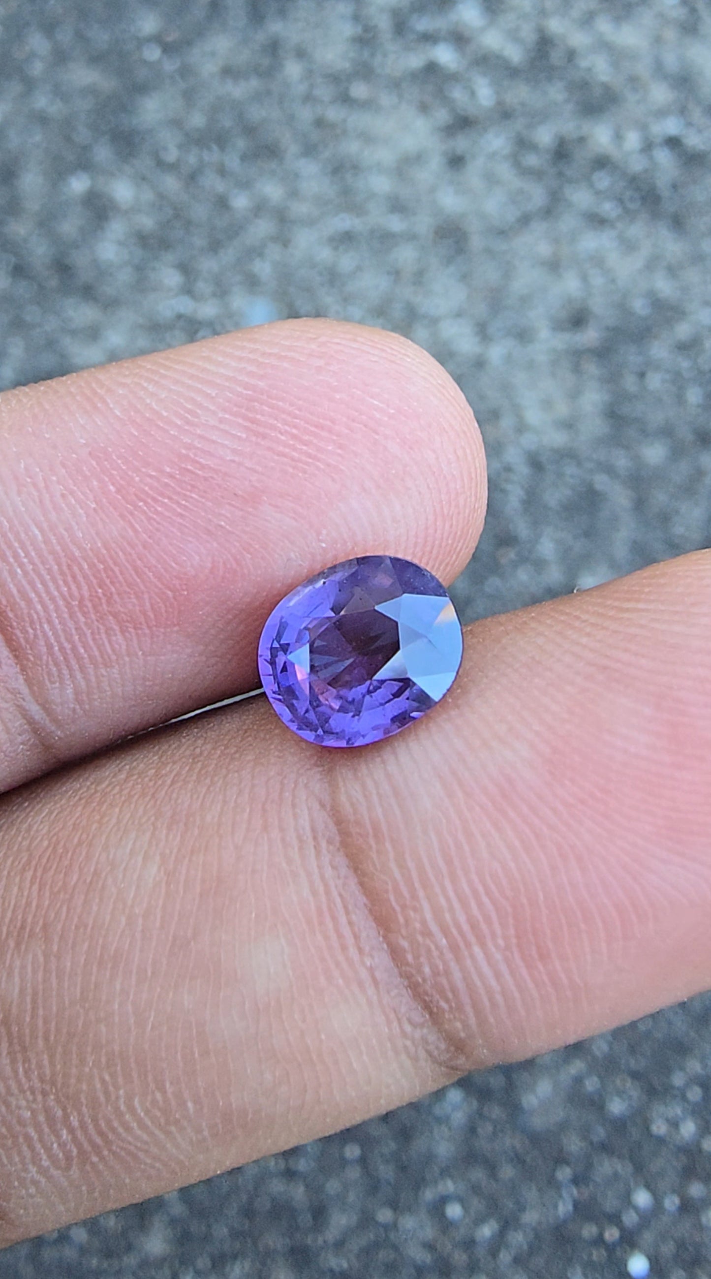 2.04ct Natural Purple Spinel | Cushion | Unheated