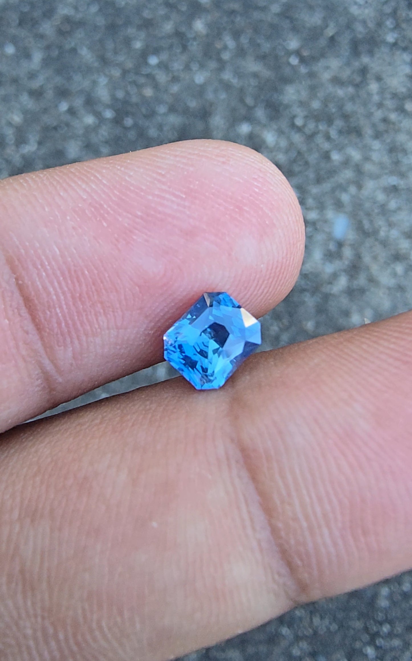 1.08ct Natural Blue Sapphire | Octagon | Unheated