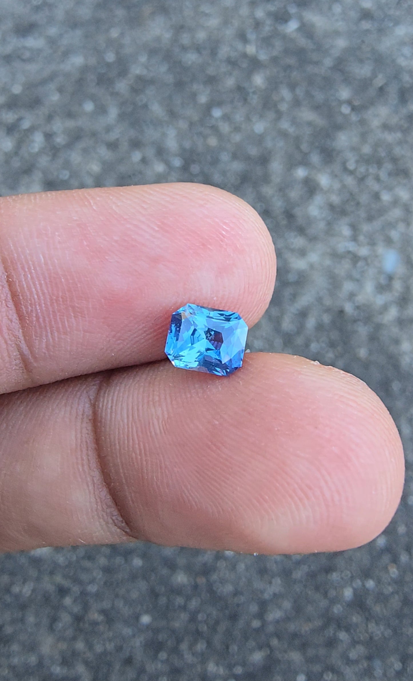 1.08ct Natural Blue Sapphire | Octagon | Unheated
