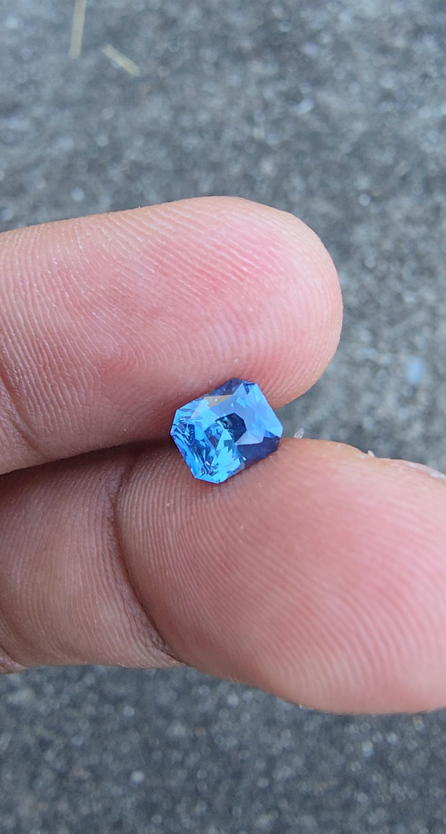 1.08ct Natural Blue Sapphire | Octagon | Unheated