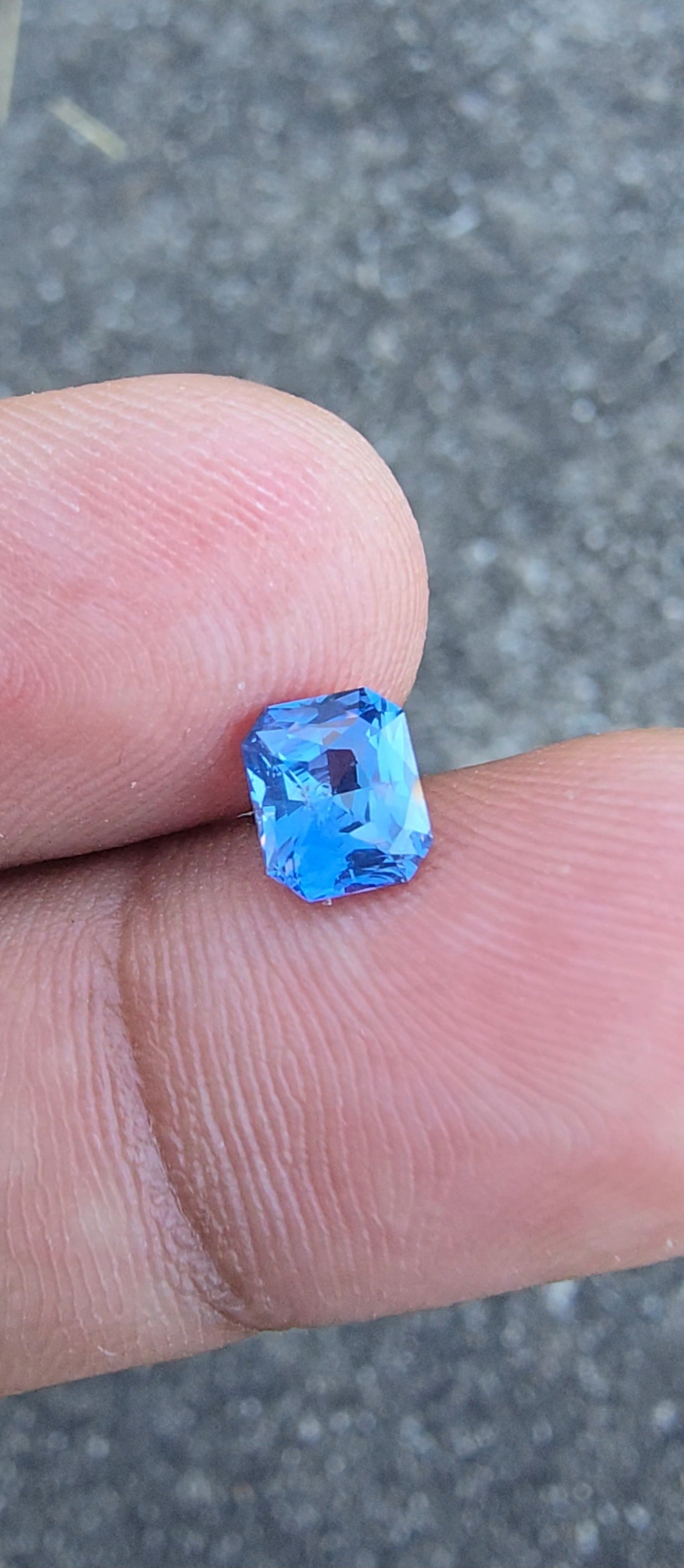1.08ct Natural Blue Sapphire | Octagon | Unheated