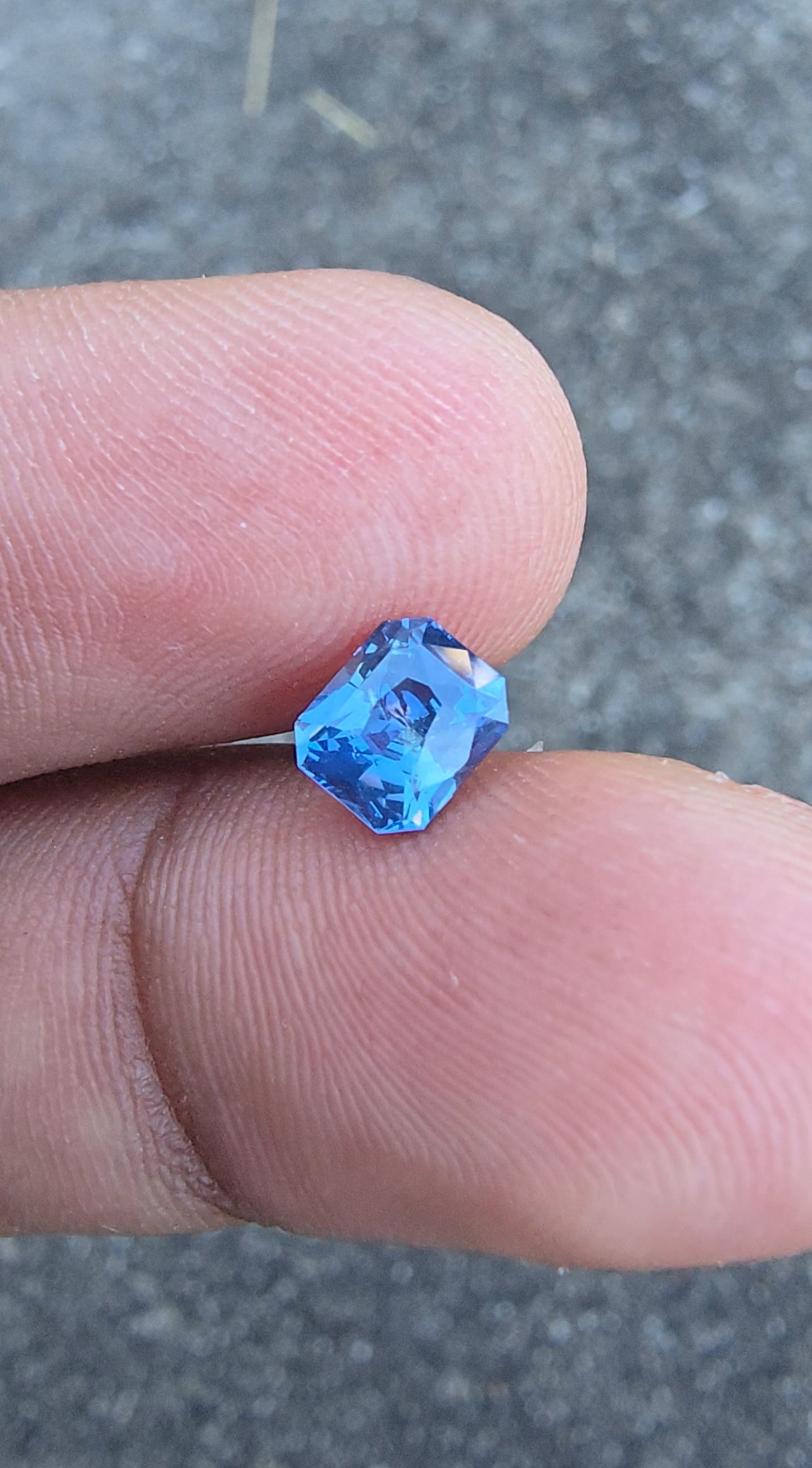 1.08ct Natural Blue Sapphire | Octagon | Unheated