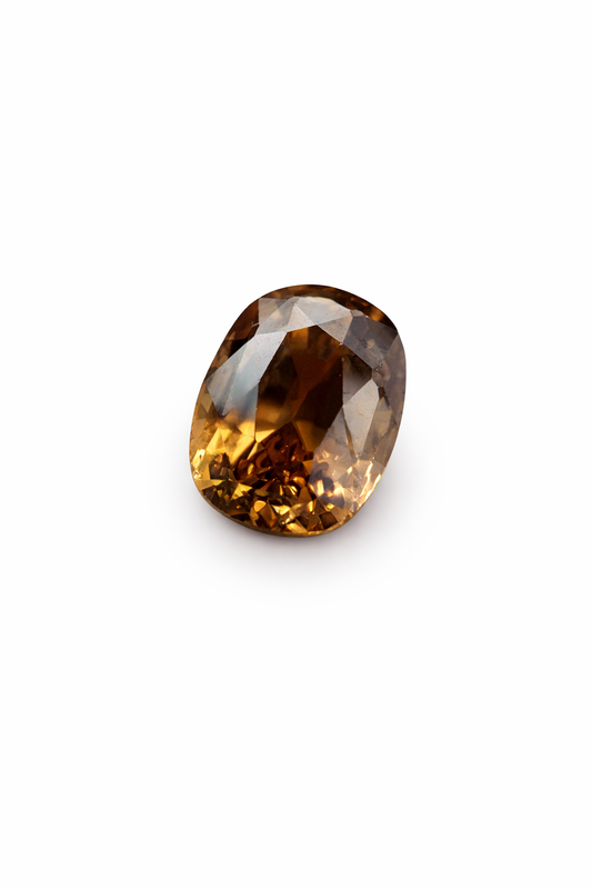 3.57 Ct Natural Brown Zircon | Cushion Shape | Unheated