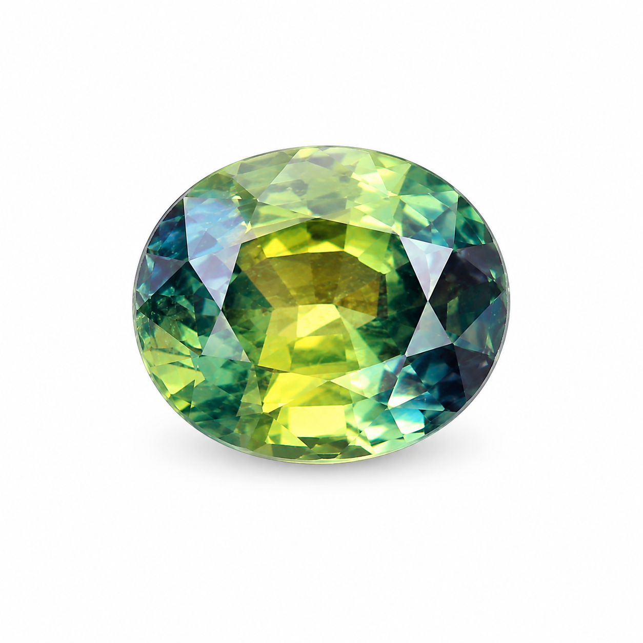 1.57ct Natural Bi-Colour Sapphire | Unheated | Oval Cut