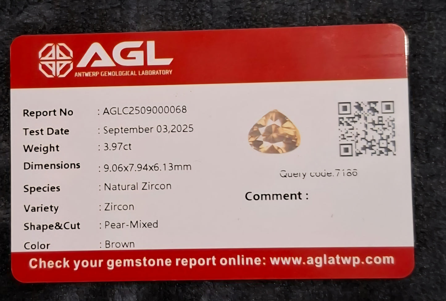 Natural Brown Zircon