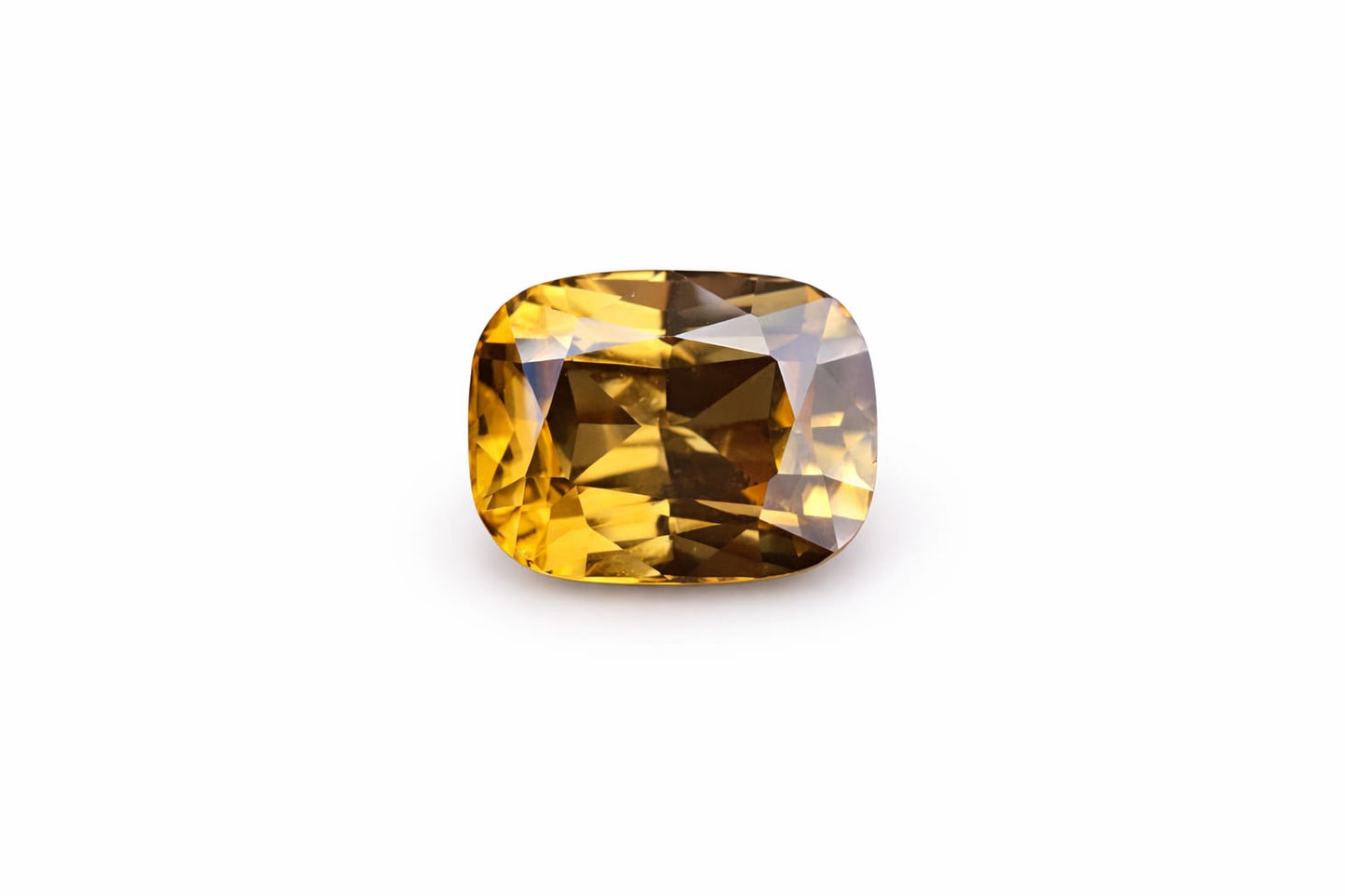 7.97 Ct Natural Brownish Yellow Zircon | Cushion Shape | Unheated