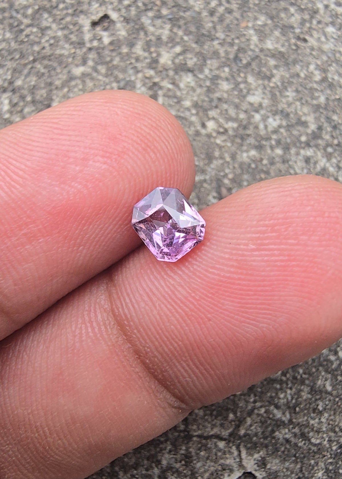 0.97ct Natural Pink Sapphire | Octagon | Unheated