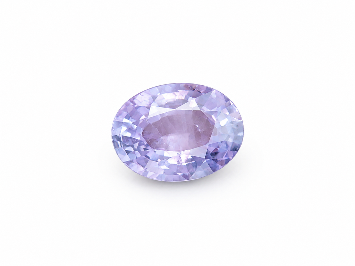 0.93ct Natural Violet Sapphire Oval | Unheated