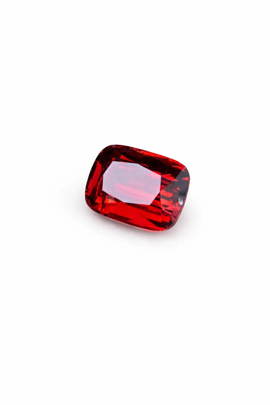 3.54Ct Natural Rhodolite Garnet | Cushion | Unheated Lustrous Stones