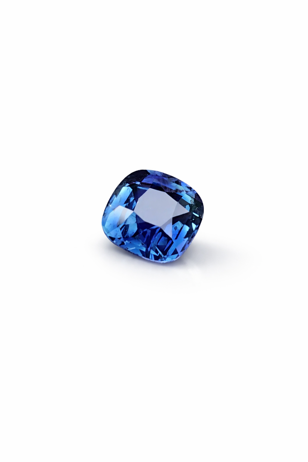 2.48Ct Natural Teal Sapphire | Cushion | Unheated