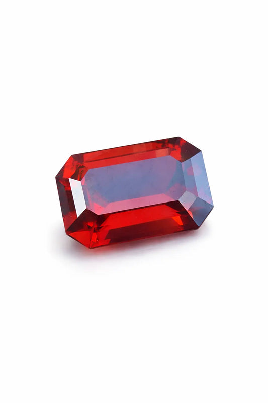 2.87Ct Natural Rhodolite Garnet | Rectangular | Unheated Lustrous Stones