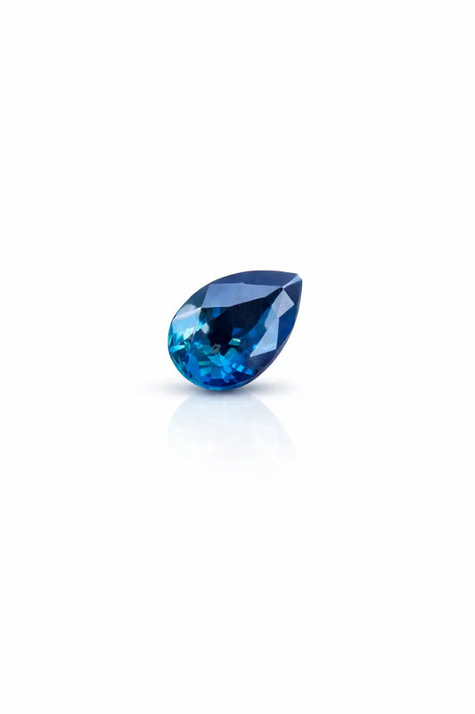 1.00Ct Natural Teal Sapphire | Pear | Unheated Lustrous Stones