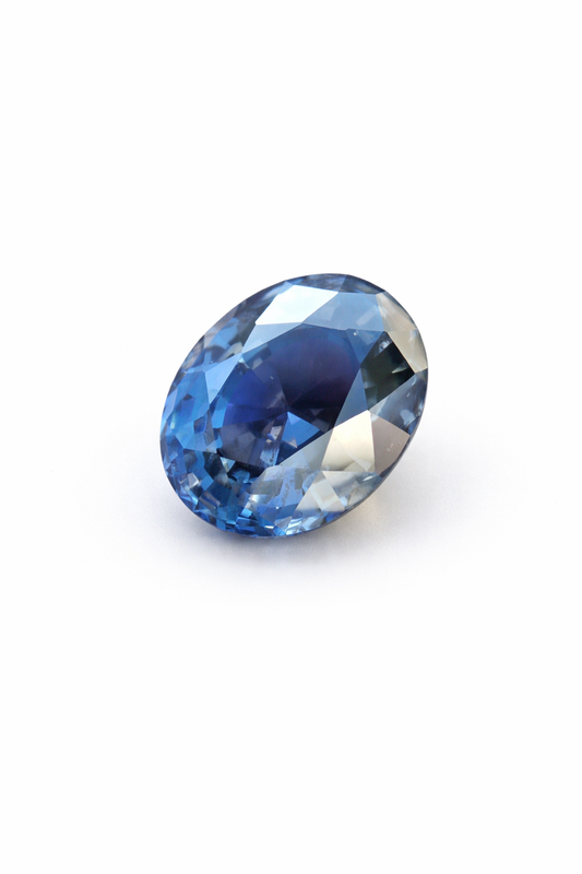 2.37Ct Natural Greyish Blue Spinel | Oval | Unheated