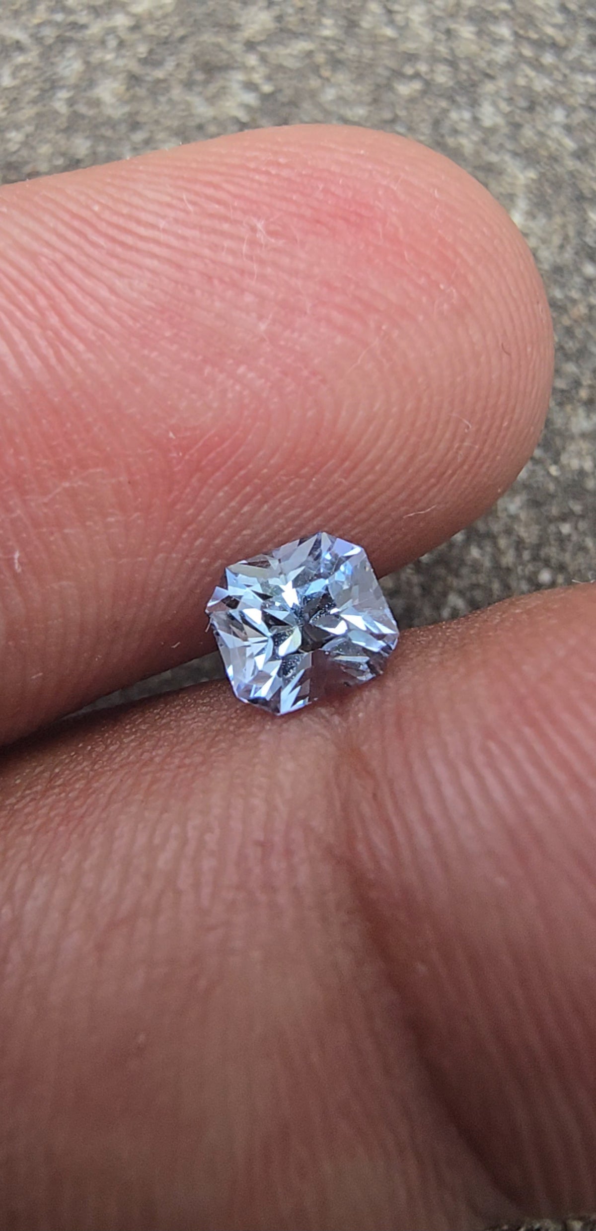 0.67ct Natural Blue Sapphire Octagon | Unheated
