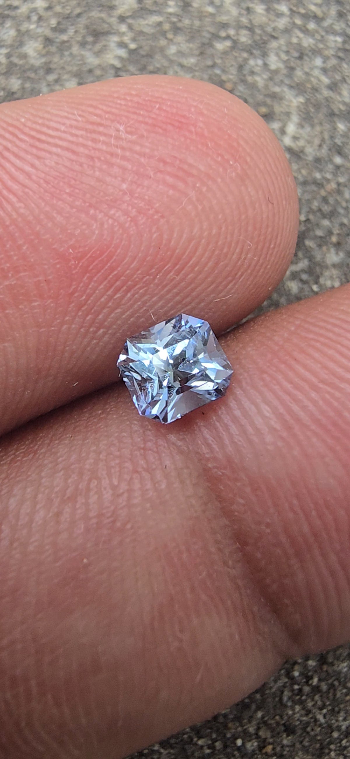 0.67ct Natural Blue Sapphire Octagon | Unheated