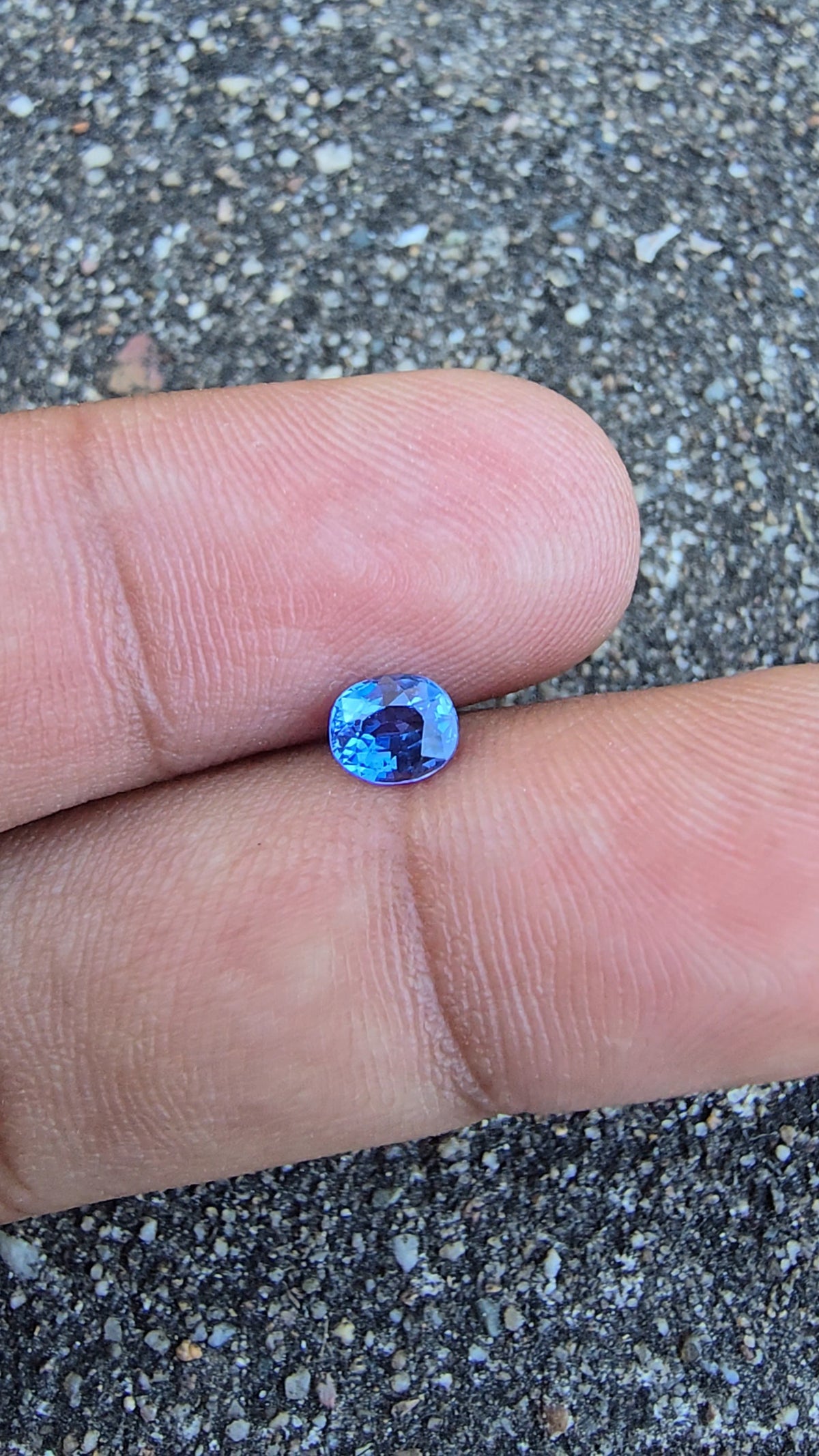 0.70ct Natural Blue Sapphire | Oval | Unheated