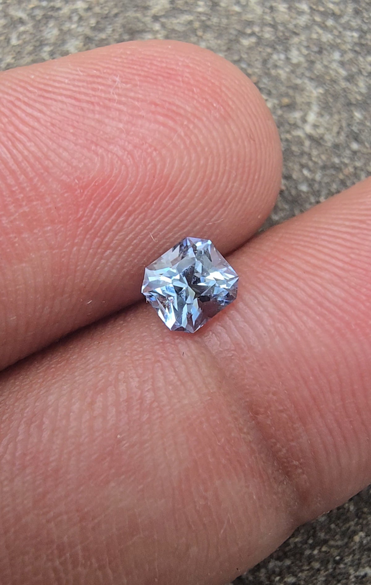 0.67ct Natural Blue Sapphire Octagon | Unheated