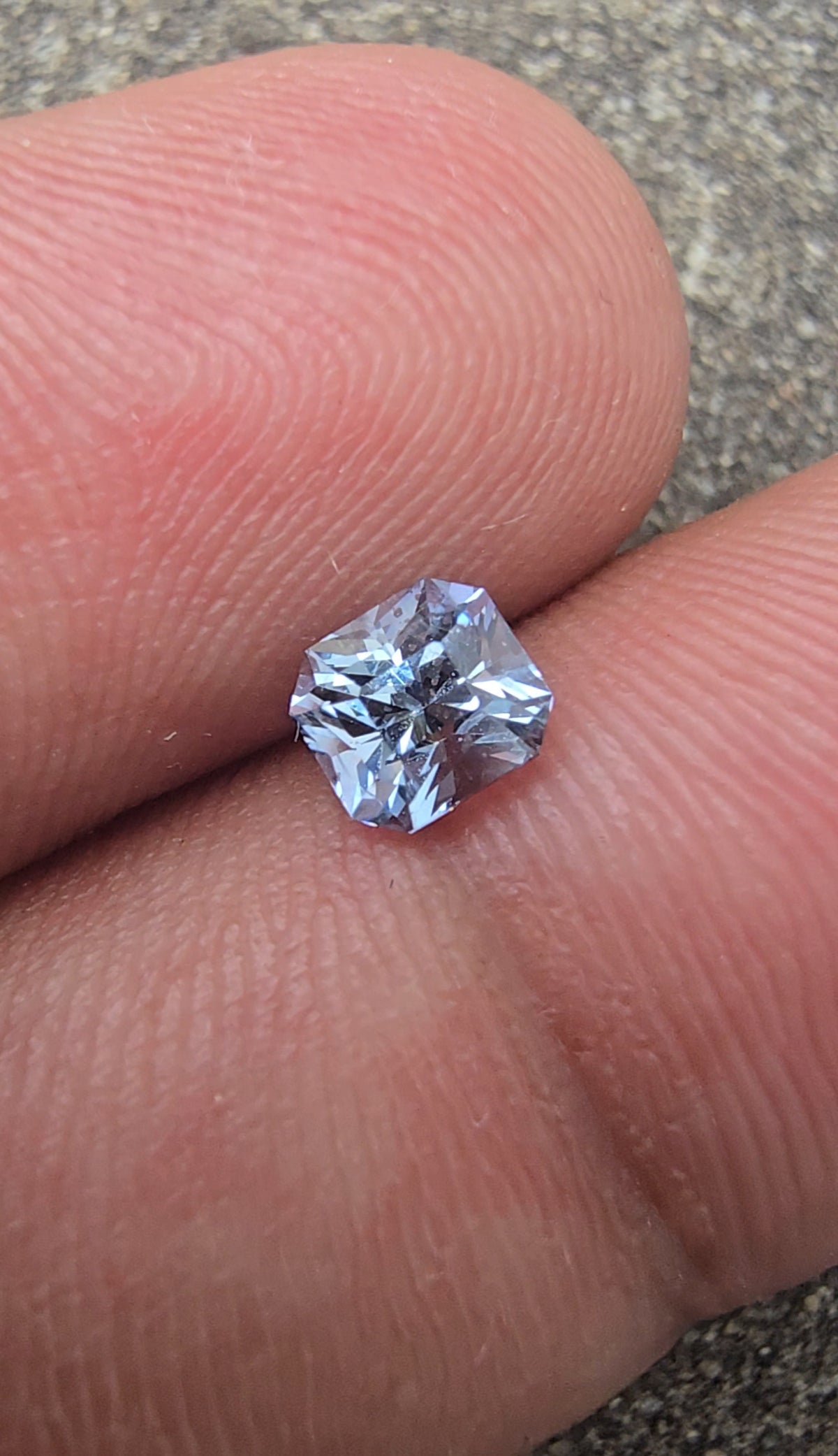 0.67ct Natural Blue Sapphire Octagon | Unheated