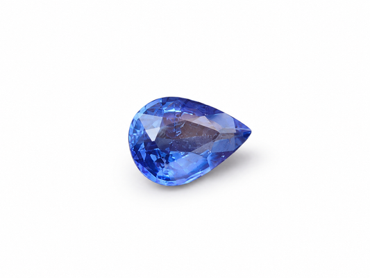 0.65ct Natural Blue Sapphire | Pear Cut | Unheated