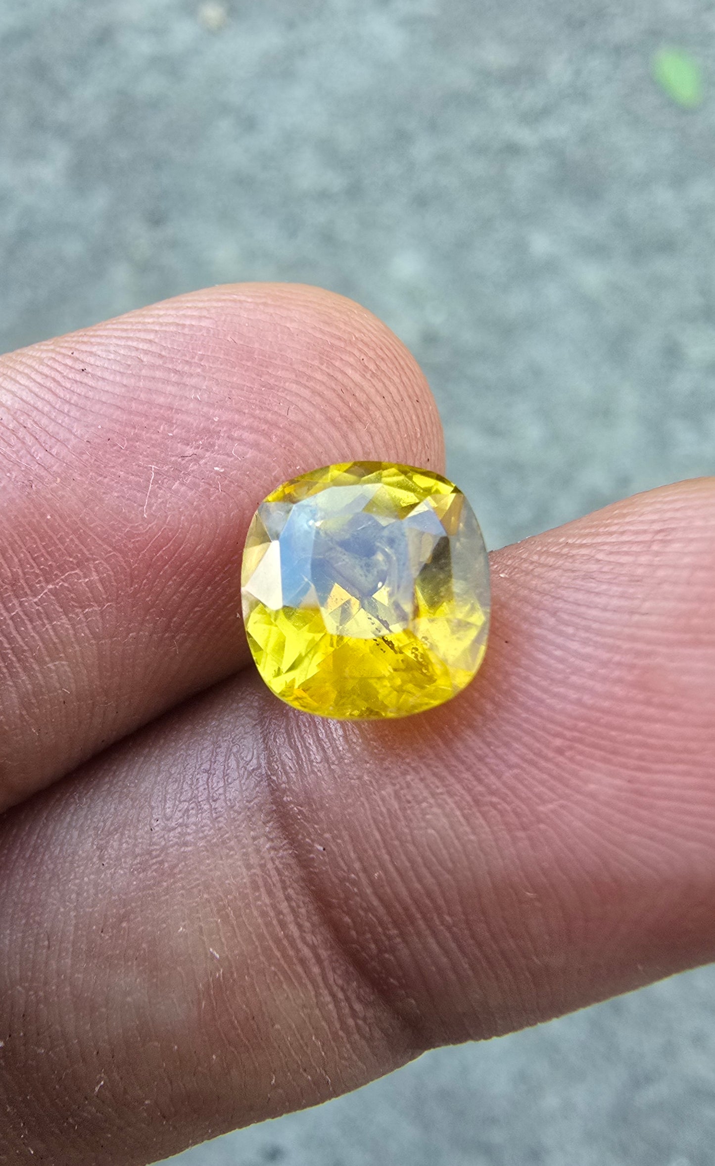 3.55Ct Natural chrysoberyl | Unheated | Cushion