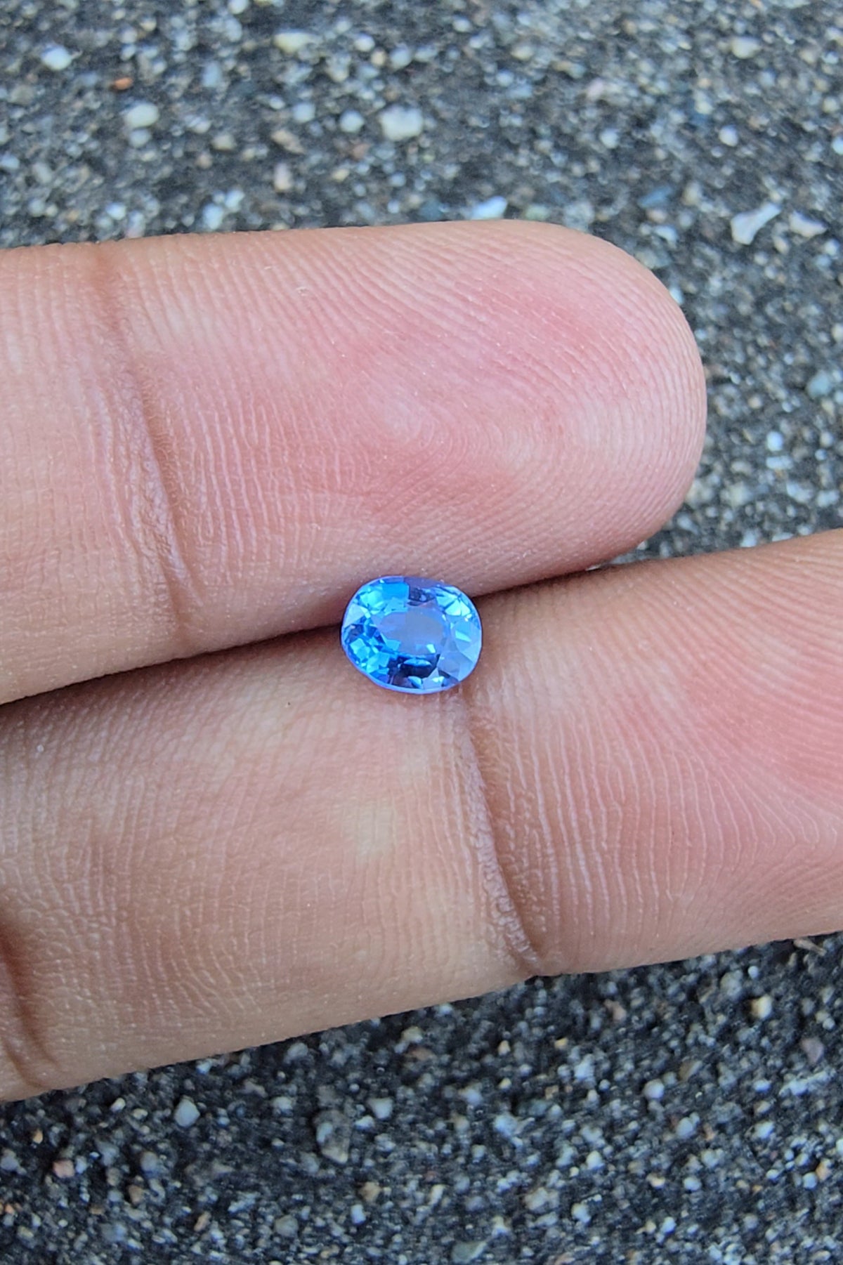 0.70ct Natural Blue Sapphire | Oval | Unheated